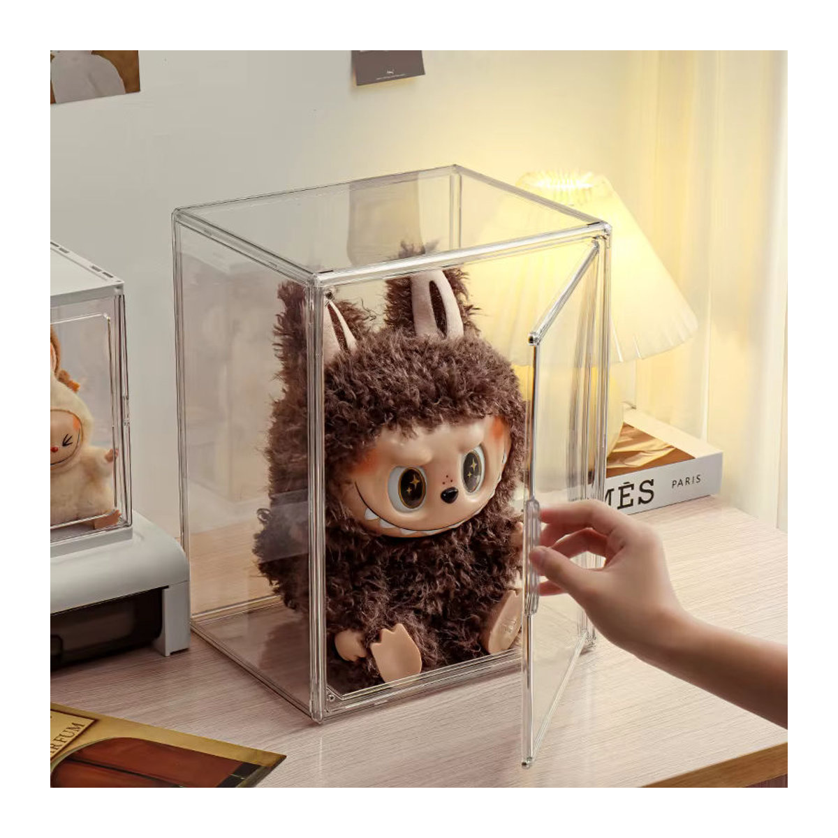 Labubu Display Box Transparent aus Kunststoff für Blind Box Modelle und Vinyl Figuren als rechteckige Vitrine - Bild 3