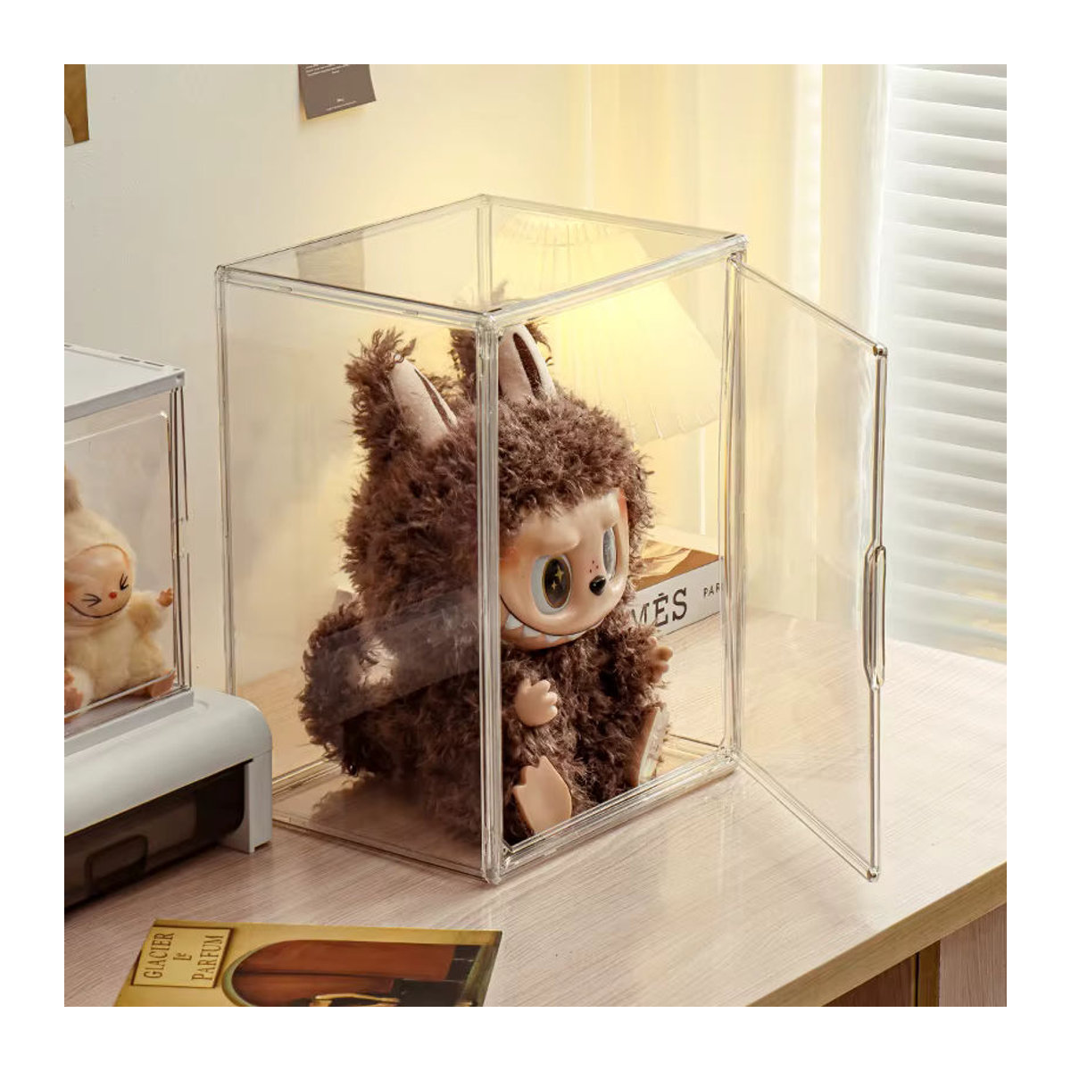 Labubu Display Box Transparent aus Kunststoff für Blind Box Modelle und Vinyl Figuren als rechteckige Vitrine - Bild 4