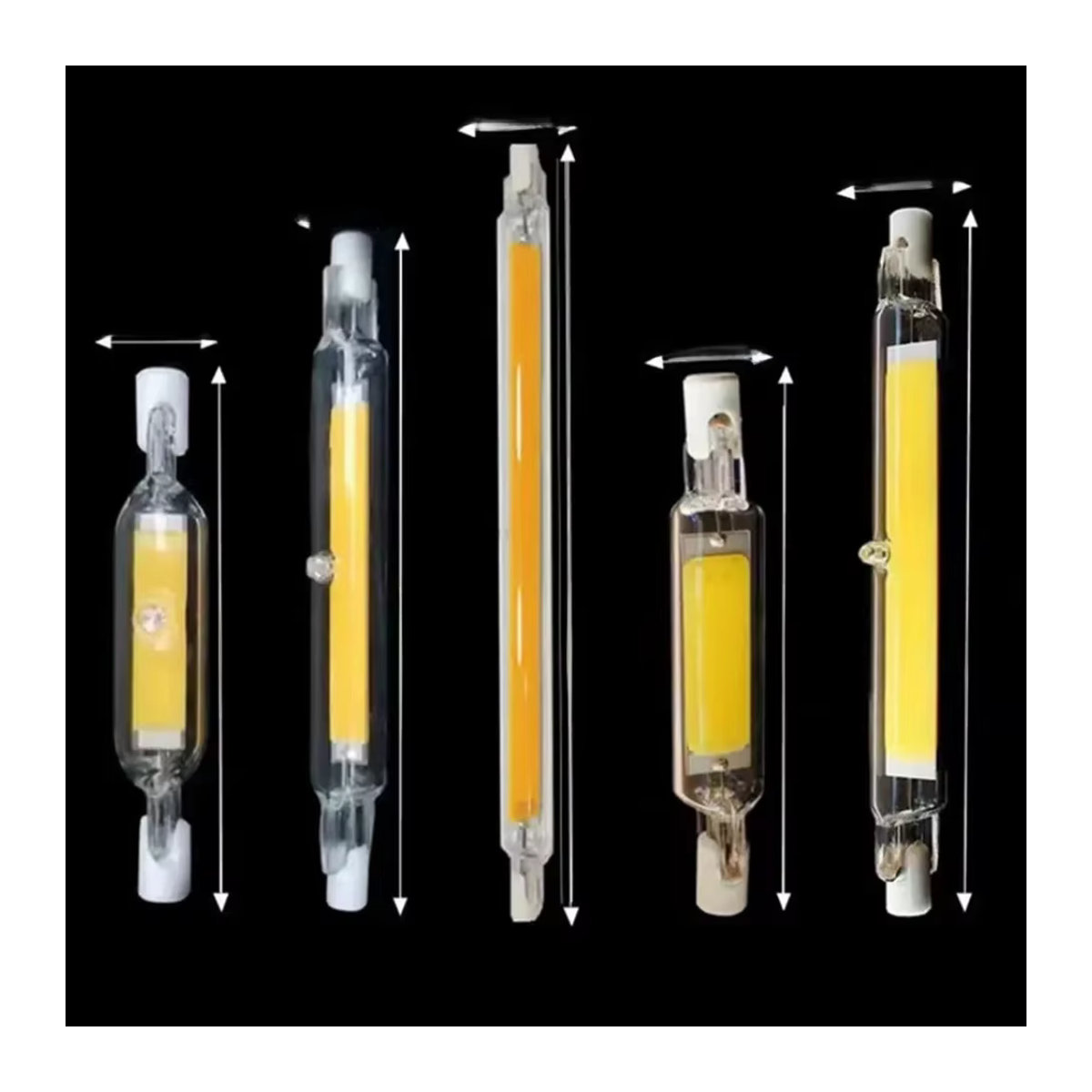 Lamparda LED R7S COB Tube Bulb als Halogen Ersatz für Spotlights - Bild 2