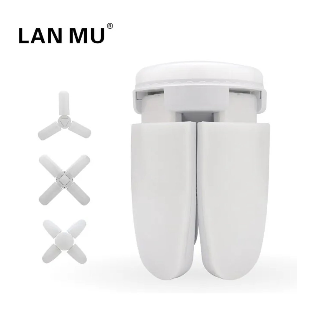 LAN MU E27 LED Faltbare UFO Lampe Kaltweiß mit 360 Grad Ausleuchtung - Bild 1