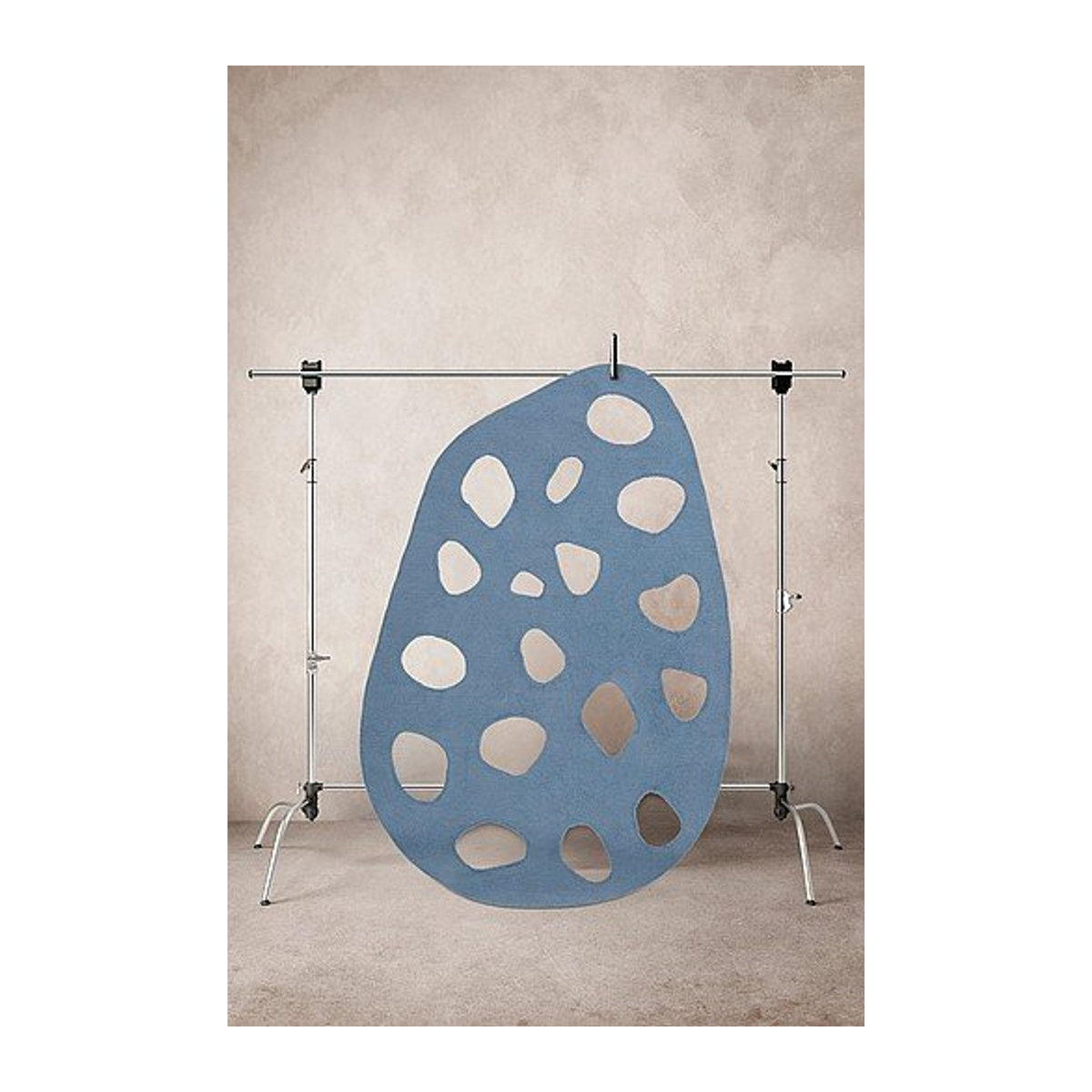 LANCY Florteppich blau B/T: 160 x 230 cm - Bild 1