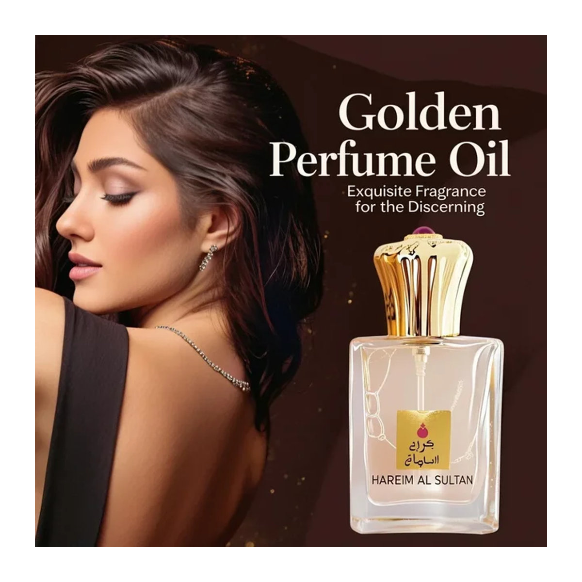 Langanhaltendes Natürliches Parfümspray mit orientalischem Amber-Rosen-Duft für Unisex in der transparenten Glasflasche - Bild 1
