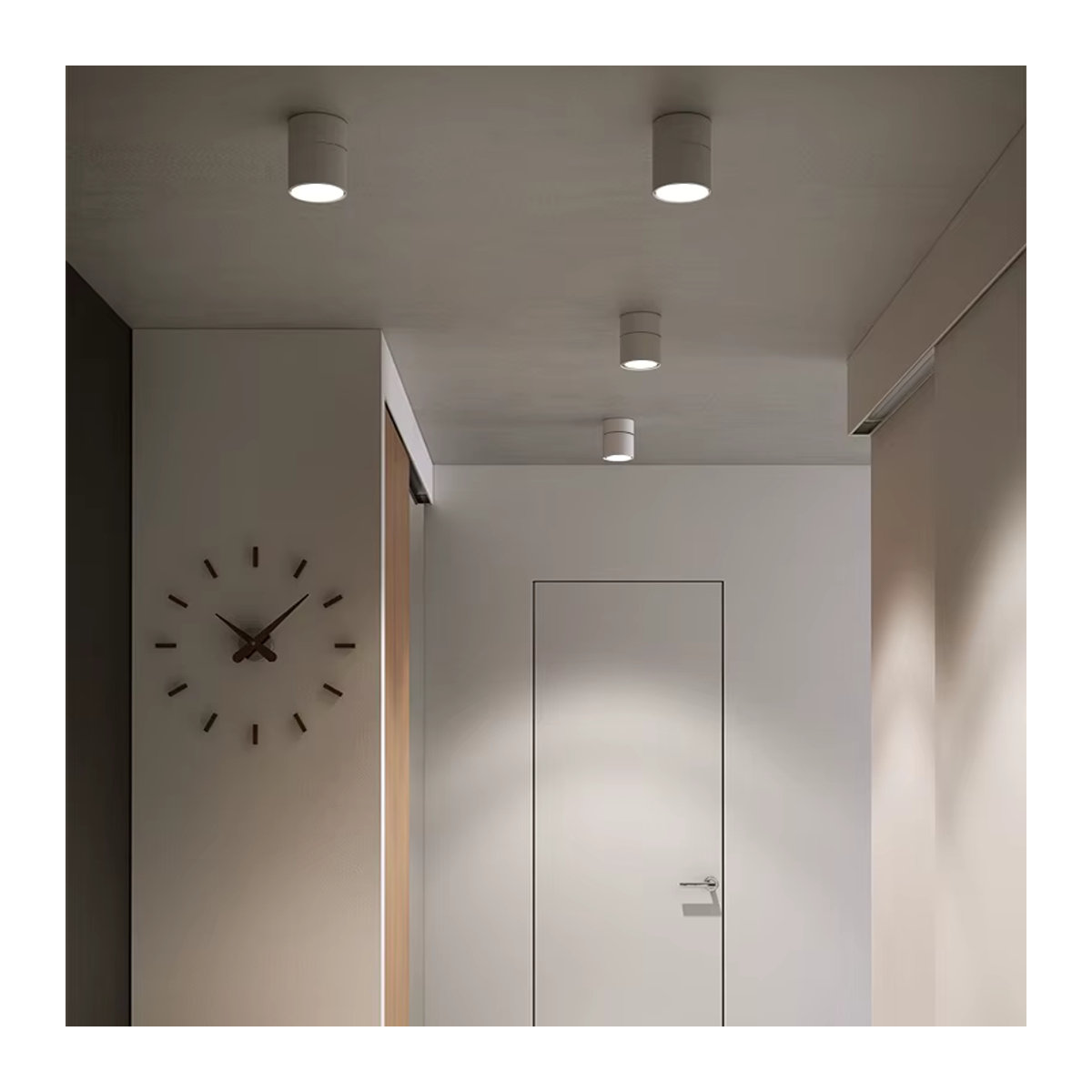 LANGYUE LED Einbaustrahler faltbare Aufputz Lampe aus Aluminium für Schlafzimmer und Küche 25W in Schwarz oder Weiß - Bild 4