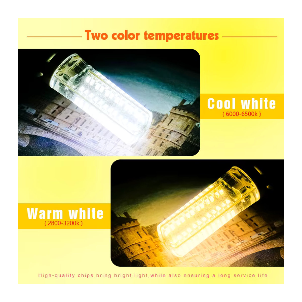 LATTUSO G9 LED Lampe SMD 2835 3014 AC 220V Ersatz für 30W bis 40W Halogen in Kaltweiß oder Warmweiß - Bild 3