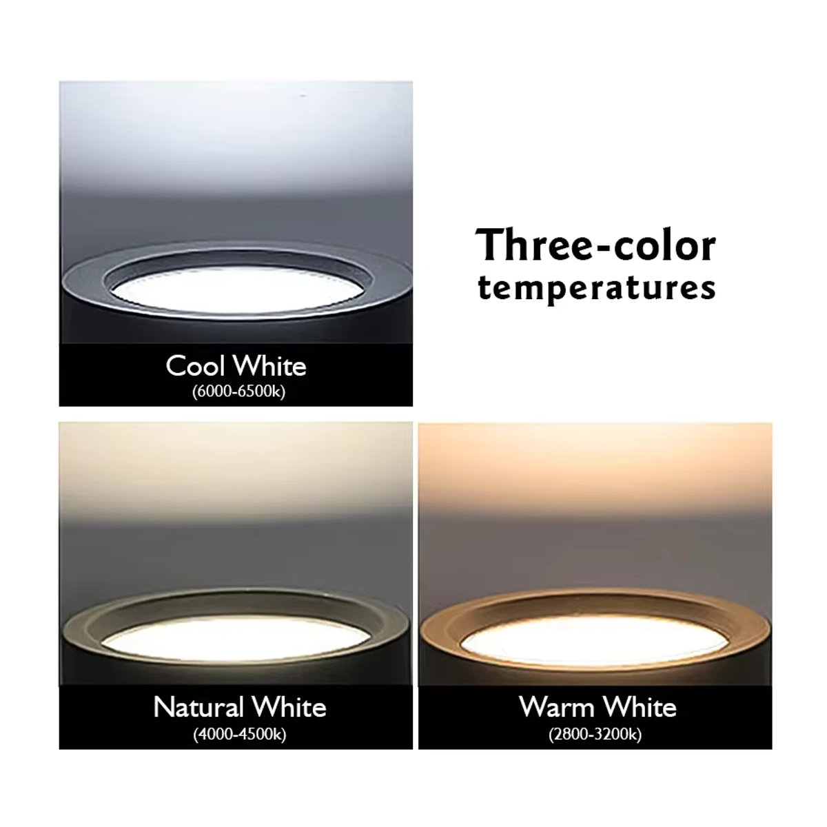 LATTUSO LED-Downlight Runde Deckenleuchte aus Aluminium in Weiß mit 18 W und minimalistischem Design - Bild 4