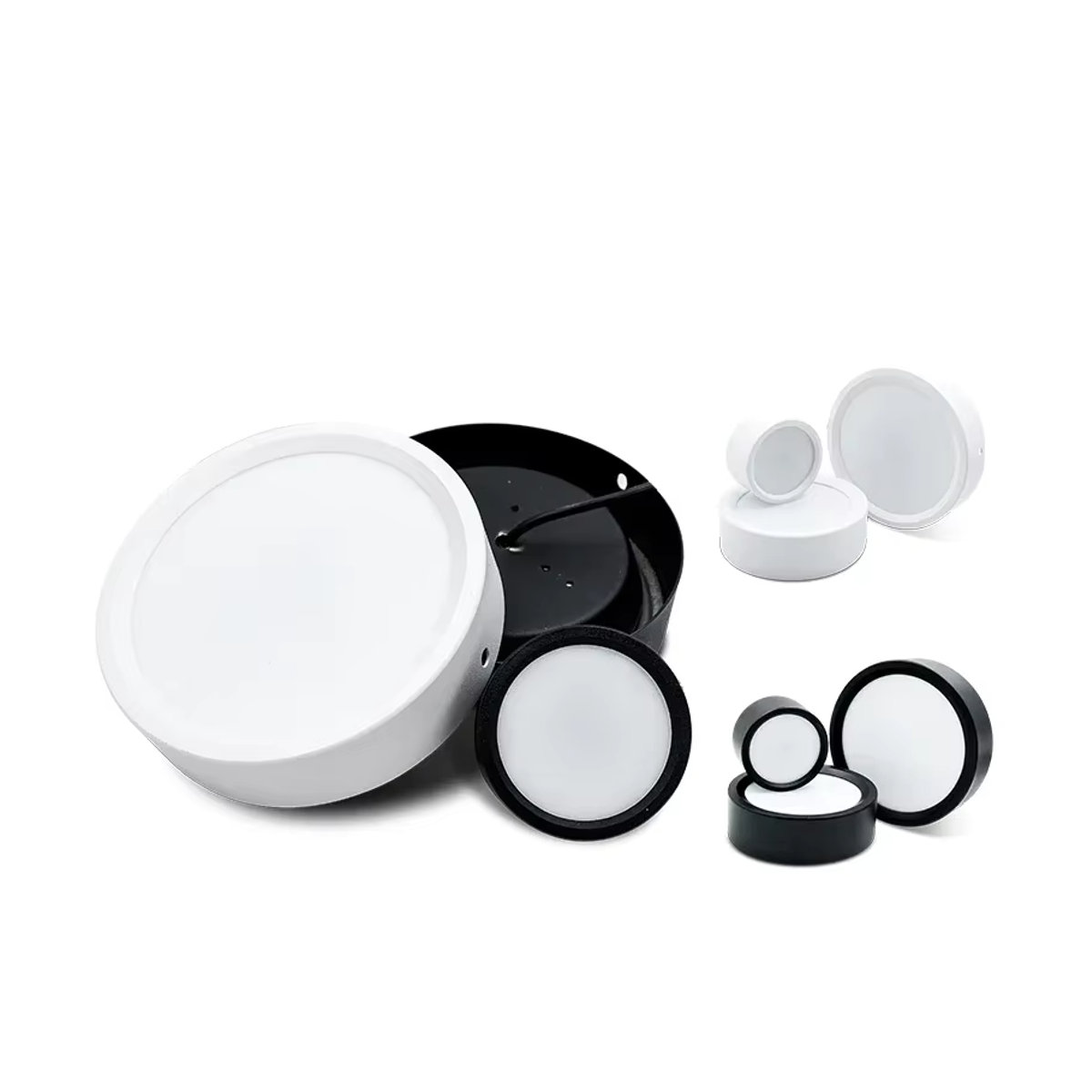LATTUSO LED-Downlight Runde Deckenleuchte aus Aluminium in Weiß mit 18 W und minimalistischem Design - Bild 5