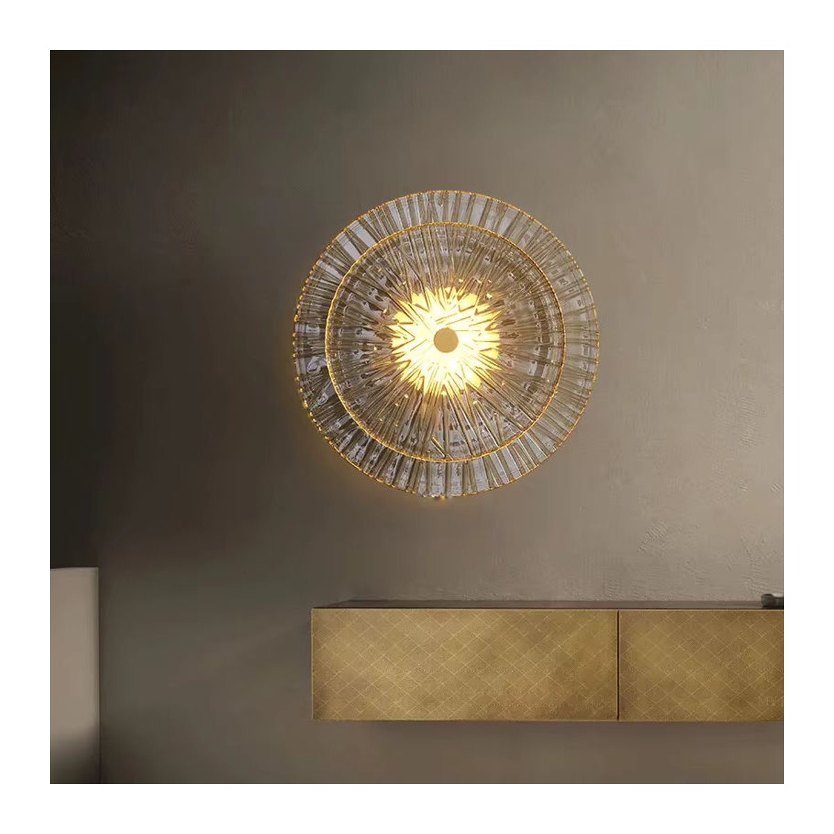 Lausanne Moderne Wandleuchte aus Glas für Wohnzimmer und Schlafzimmer - Bild 4