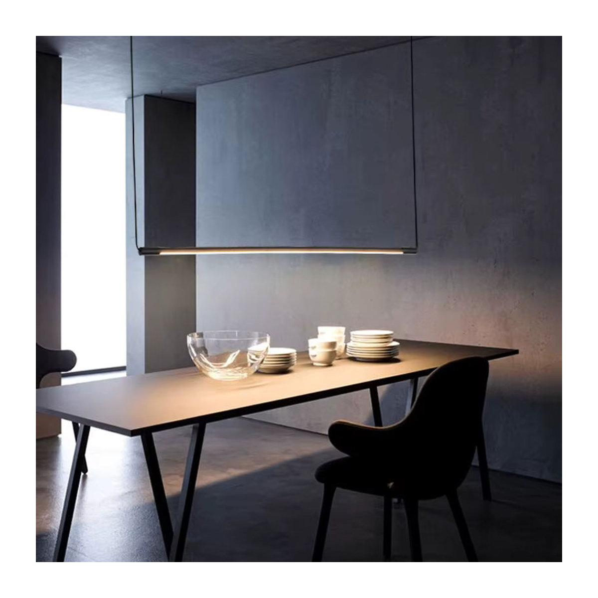 Lava Corki LED Pendelleuchte aus Aluminium in Schwarz im skandinavischen Minimalismus-Design - Bild 3