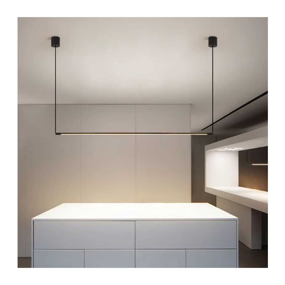 Lava Corki LED Pendelleuchte aus Aluminium in Schwarz im skandinavischen Minimalismus-Design - Bild 4