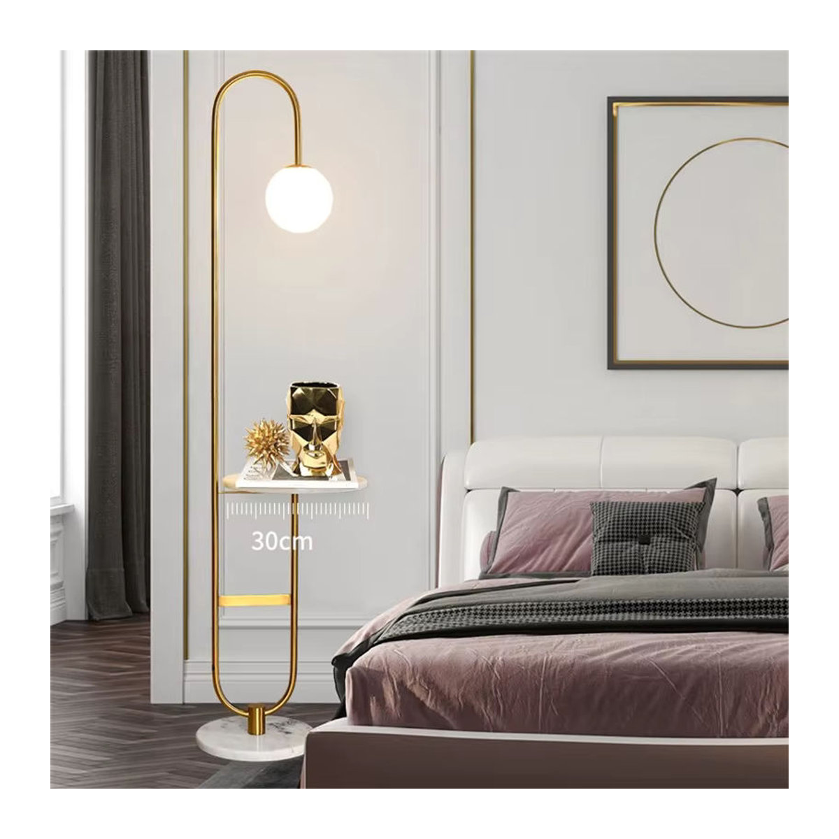 Lava Corki LED Standleuchte im skandinavischen Design aus Metall für dein Wohnzimmer - Bild 2