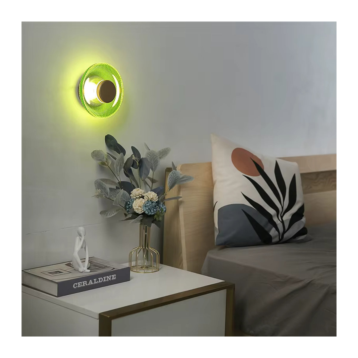 Lava Corki LED Wandlampe aus buntem Glas im skandinavischen Design - Bild 2