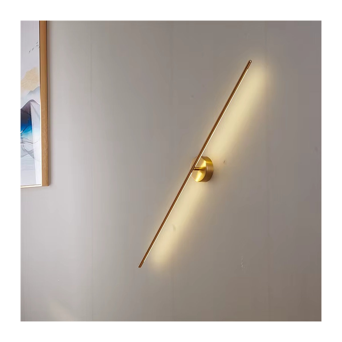 Lava Corki LED Wandleuchte im modernen skandinavischen Design, Silber, B/H: 60 x 60 cm - Bild 2