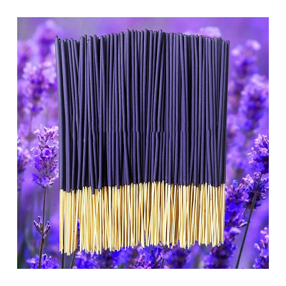 Lavendel Aromatherapie Holzstäbchen aus Bambus in Lila für Heimdekoration und Spa-Atmosphäre, 22 Stück - Bild 12