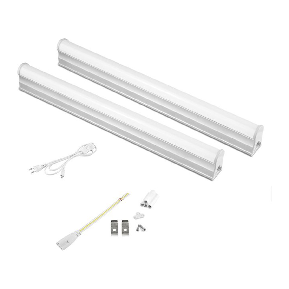 Lcamaw LED Aluminium Lichtleiste für T5 T8 Leuchtstofflampen zur Küchenbeleuchtung oder als Wandleuchte, minimalistisches Design - Bild 1