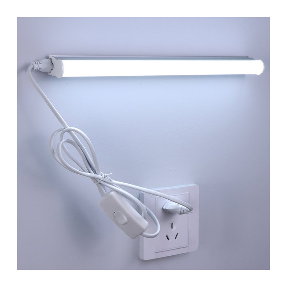 Lcamaw LED T5 Wandleuchte Minimalistisch in Weiß, 15W, Länge: 50 cm - Bild 1