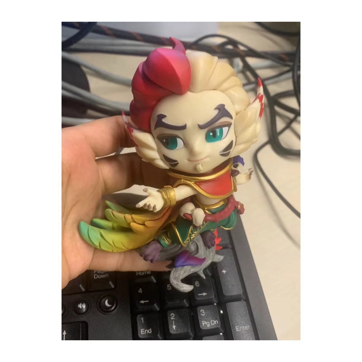 League of Legends Periphery Collection Spielfiguren Rakan und Xayah aus Kunstharz, mehrfarbig - Bild 2