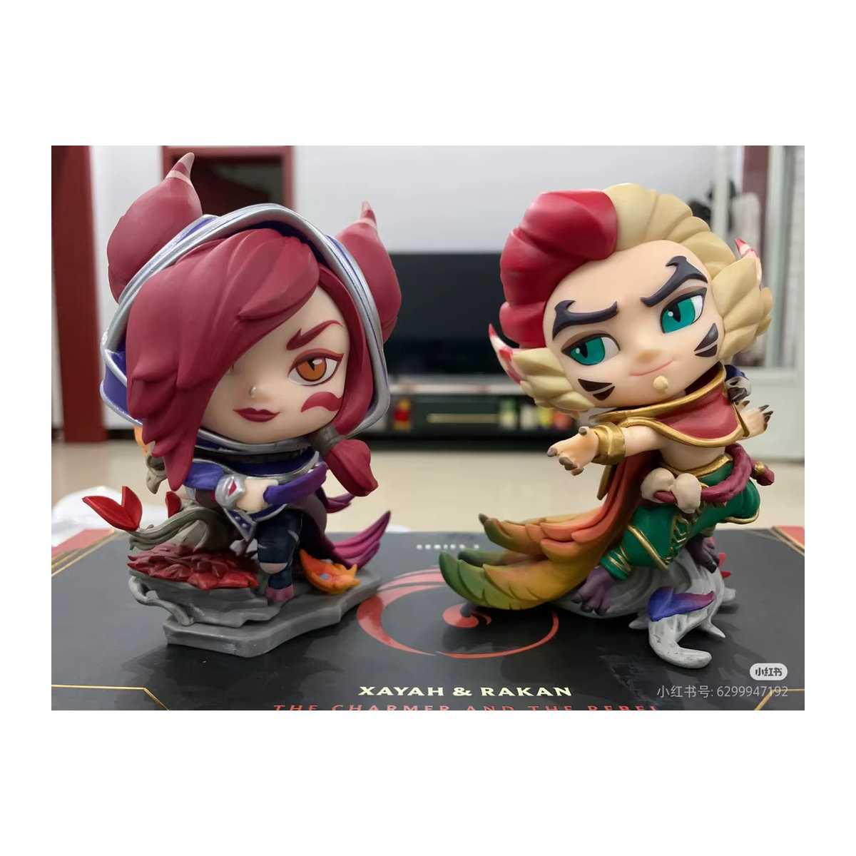 League of Legends Periphery Collection Spielfiguren Rakan und Xayah aus Kunstharz, mehrfarbig - Bild 3