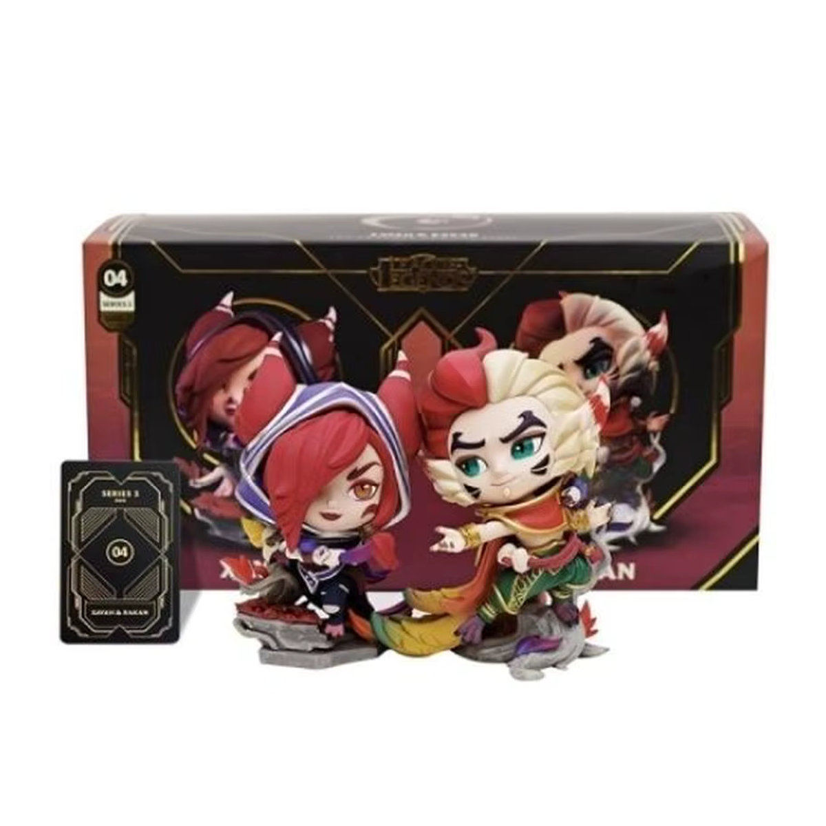 League of Legends Periphery Collection Spielfiguren Rakan und Xayah aus Kunstharz, mehrfarbig - Bild 5