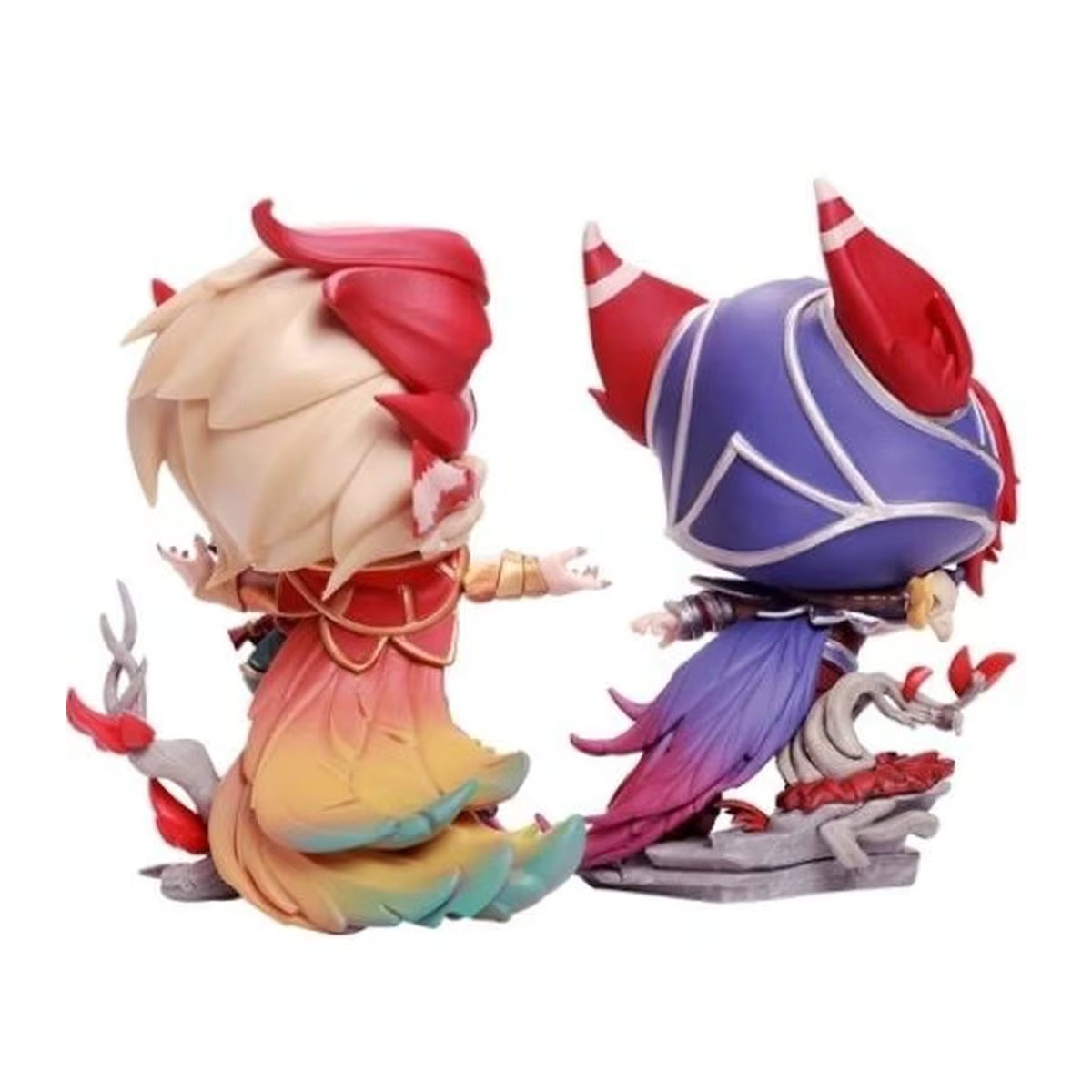 League of Legends Periphery Collection Spielfiguren Rakan und Xayah aus Kunstharz, mehrfarbig - Bild 6
