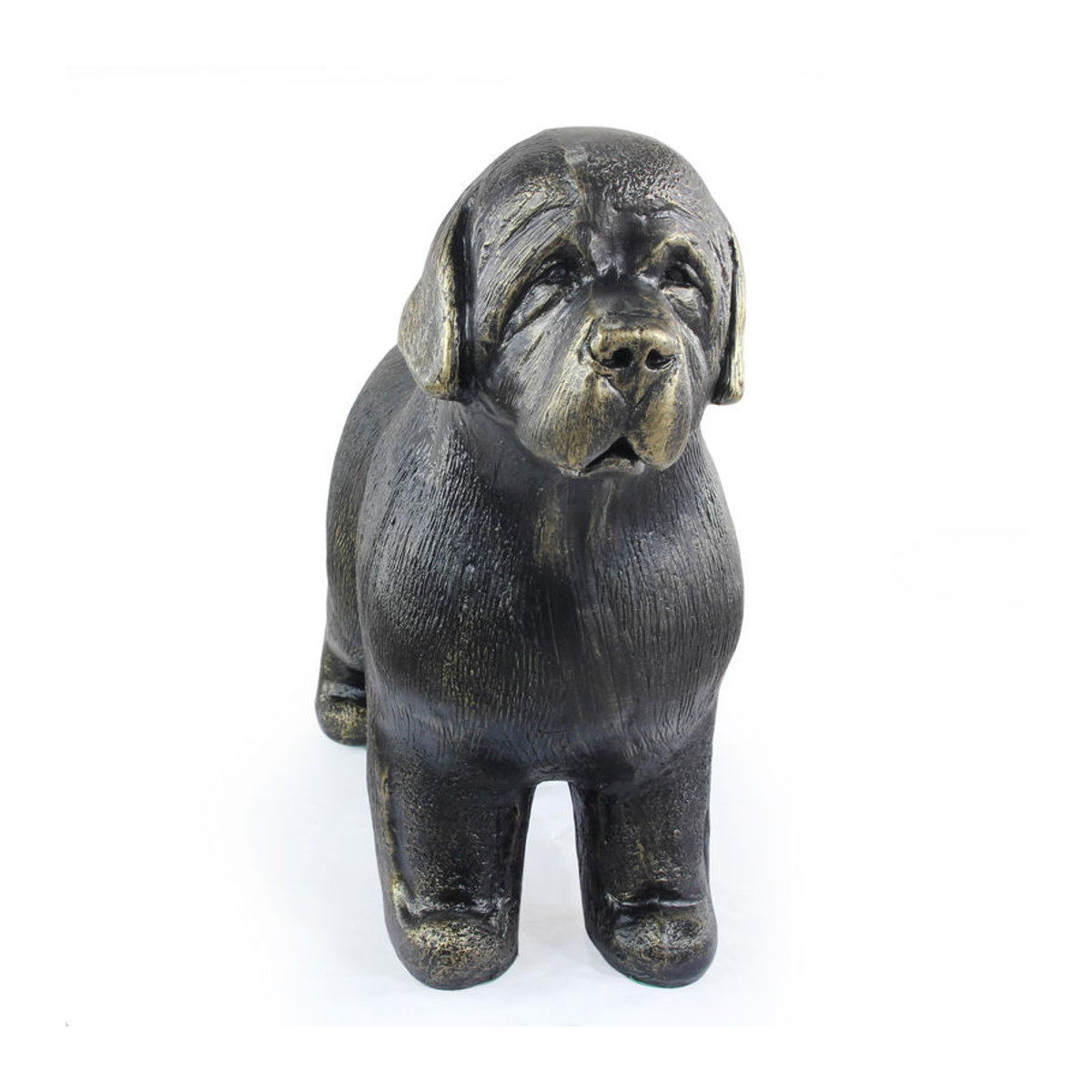 Lebensgroße Neufundländer Hundestatue von Art-Dog in Braun aus Kunstharz im Art Deco Stil - Bild 12