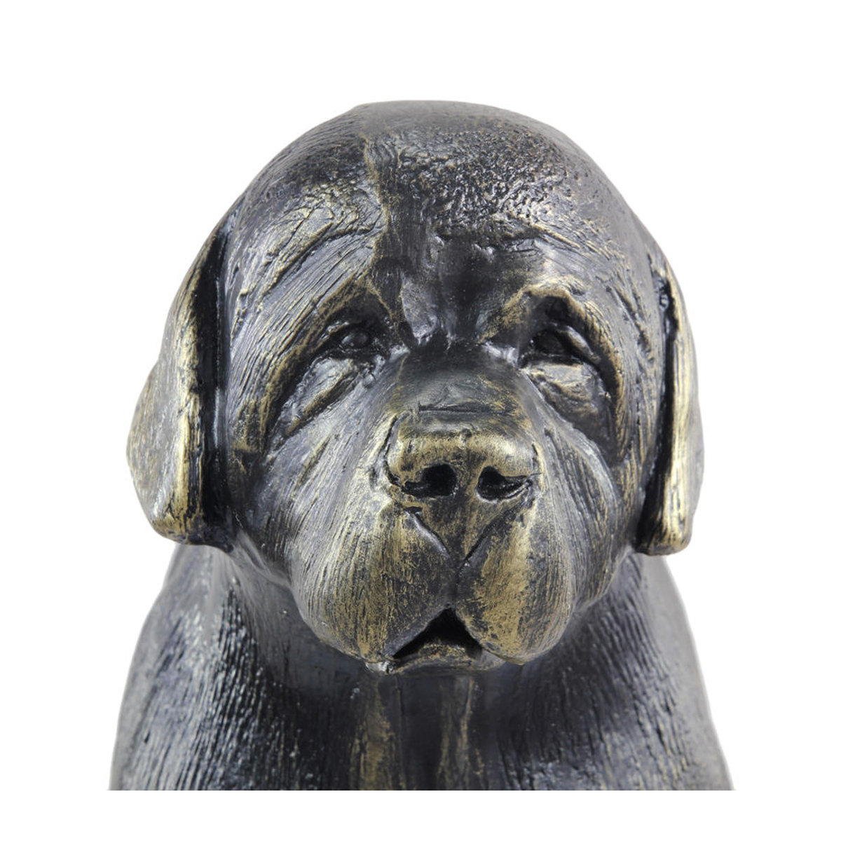 Lebensgroße Neufundländer Hundestatue von Art-Dog in Braun aus Kunstharz im Art Deco Stil - Bild 5