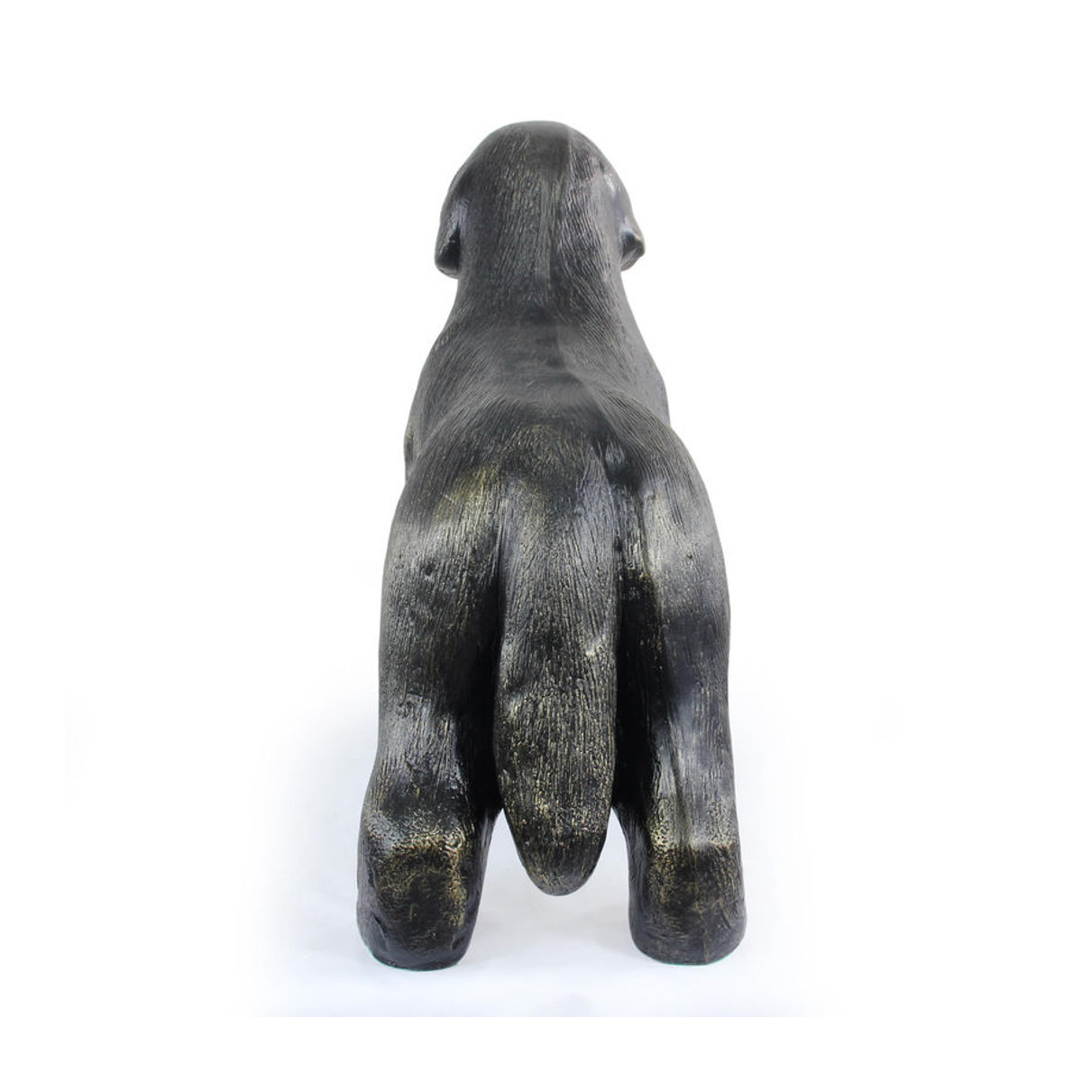 Lebensgroße Neufundländer Hundestatue von Art-Dog in Braun aus Kunstharz im Art Deco Stil - Bild 7