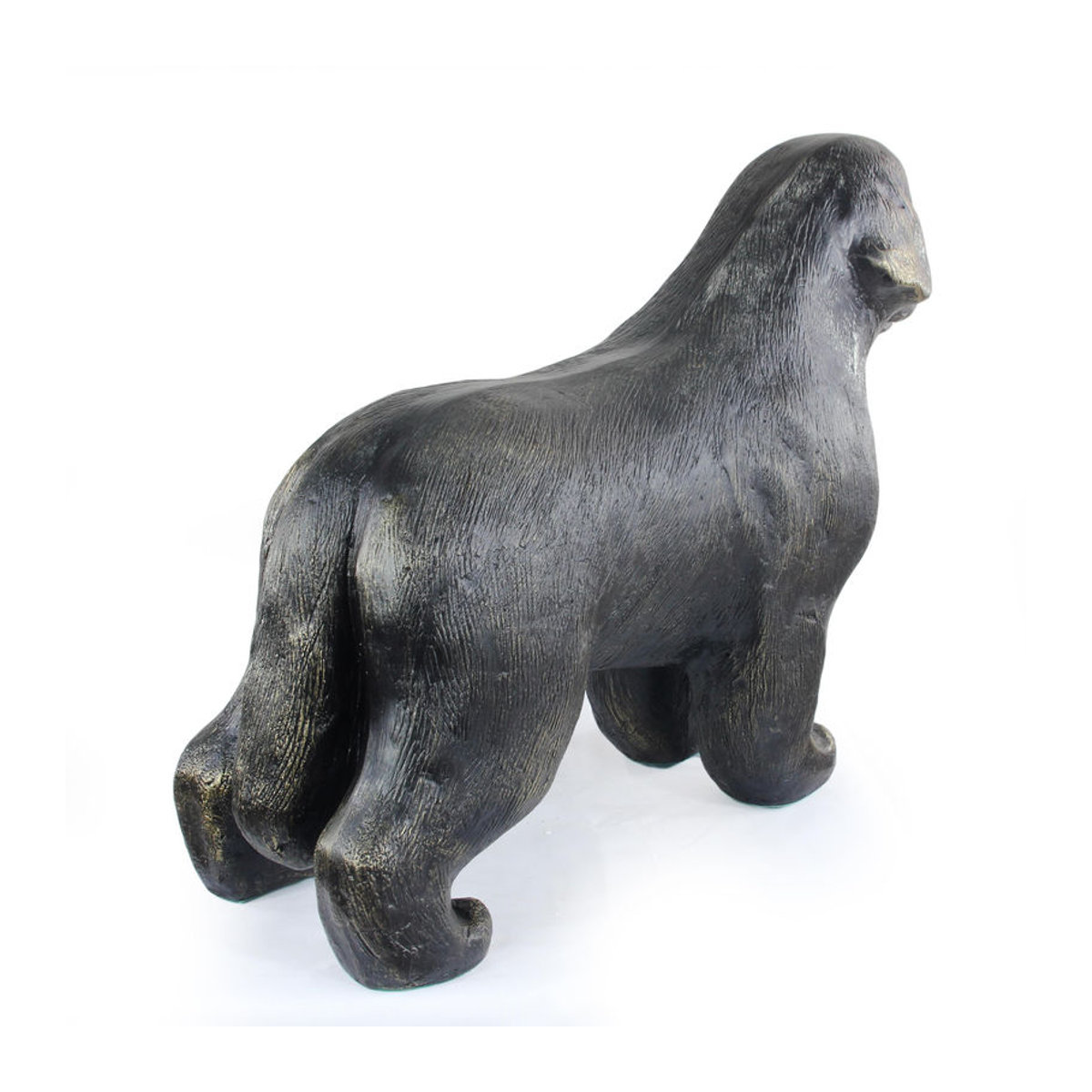 Lebensgroße Neufundländer Hundestatue von Art-Dog in Braun aus Kunstharz im Art Deco Stil - Bild 10