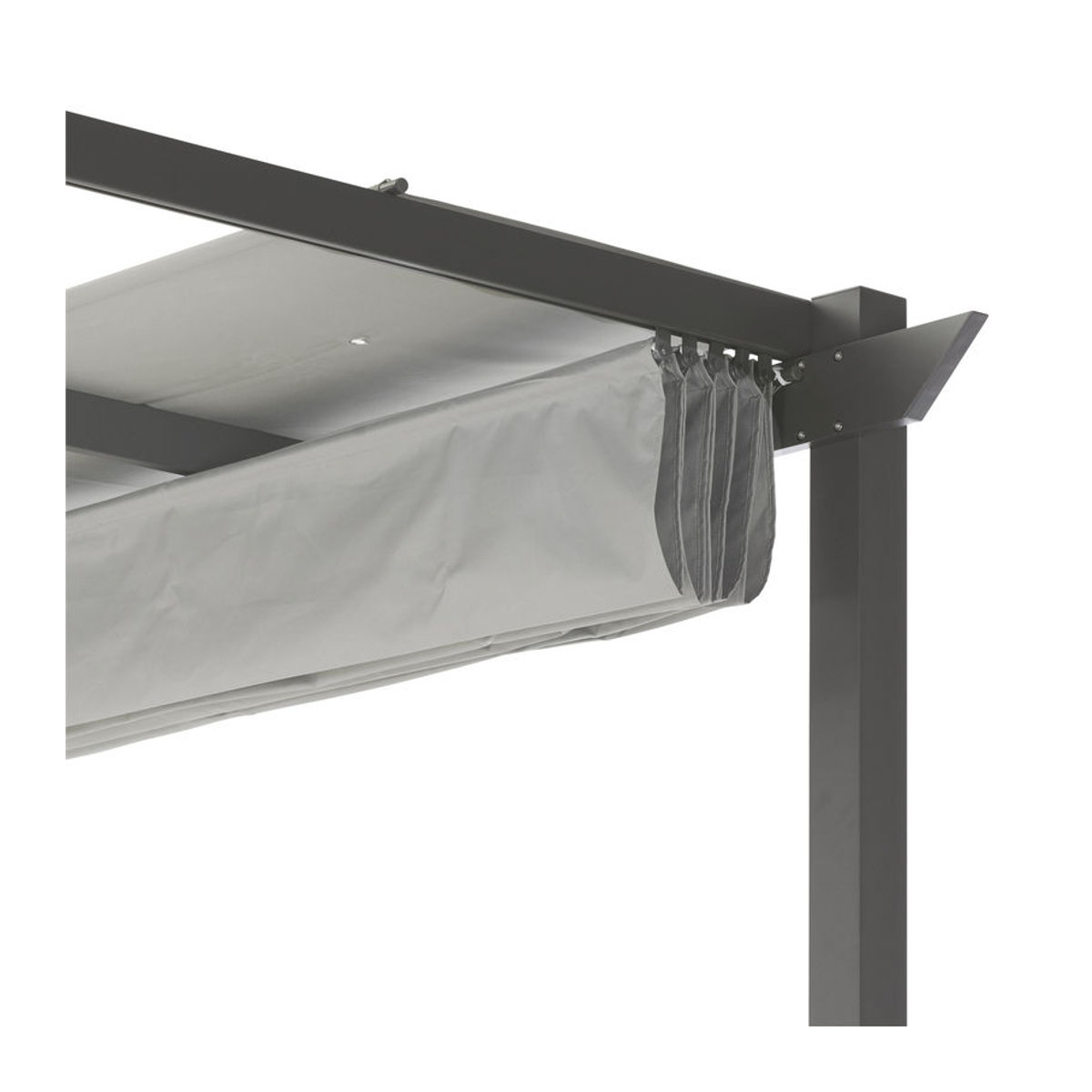 Leco Dachtextil inklusive Schutzdach für Pergola in Lichtgrau - Bild 3
