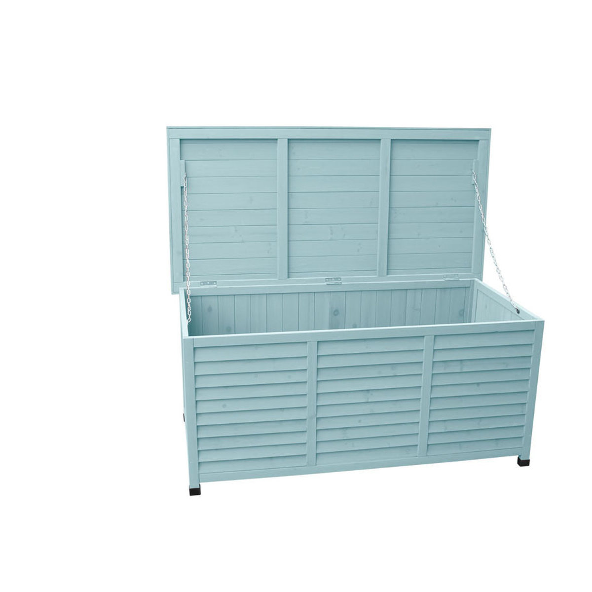 Leco Kissenbox Vintage in Mint Blau B/H/T: 132 x 61 x 66 cm - Bild 3
