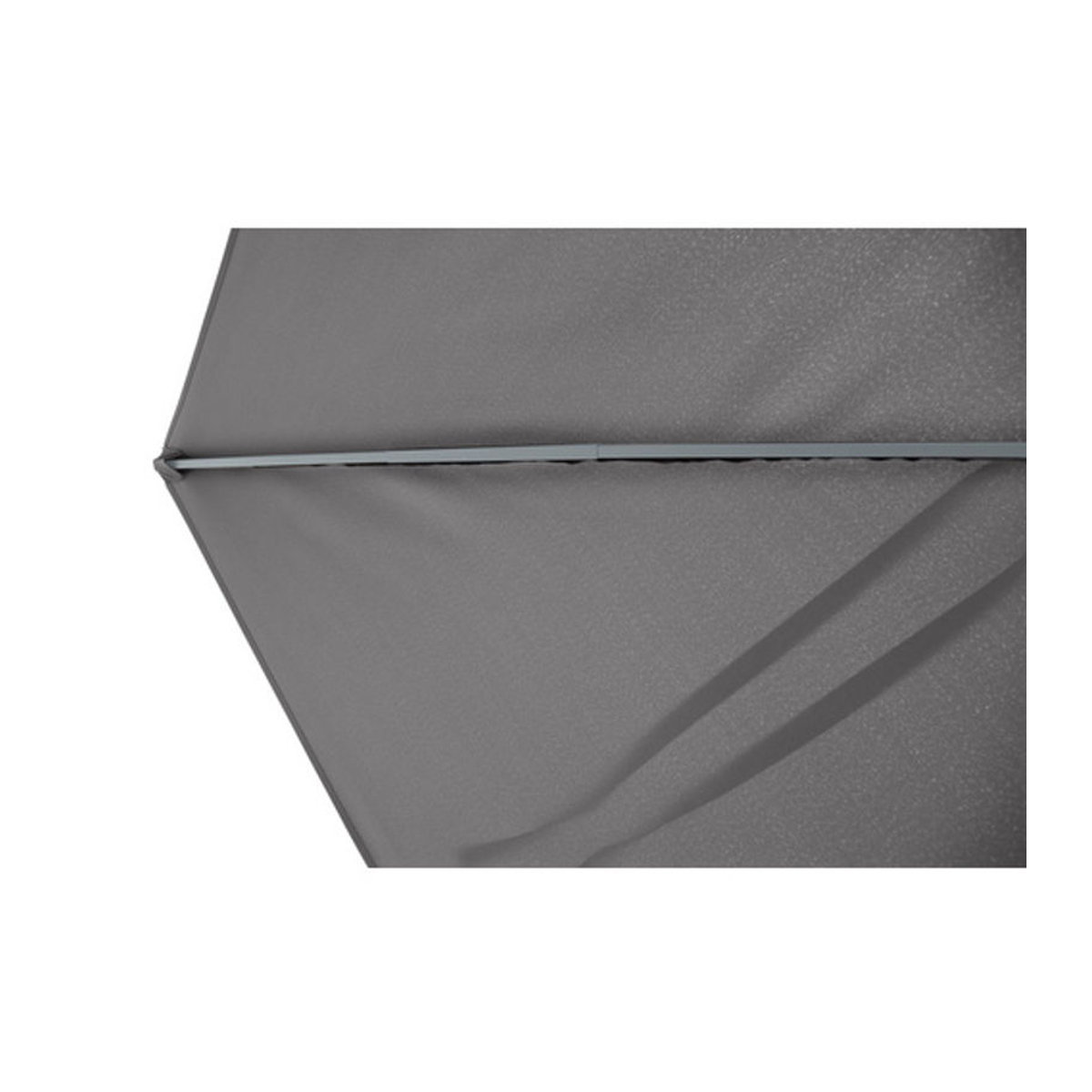 LECO Rechteck-Doppelsonnenschirm in Anthrazit und Grau aus Polyester, B: 460 cm, H: 247 cm - Bild 3