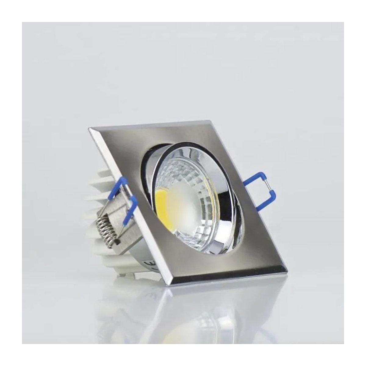 LED Einbaustrahler in Chrom mit warmweißem Licht, 5W und 217 Lumen für den Innenbereich - Bild 2