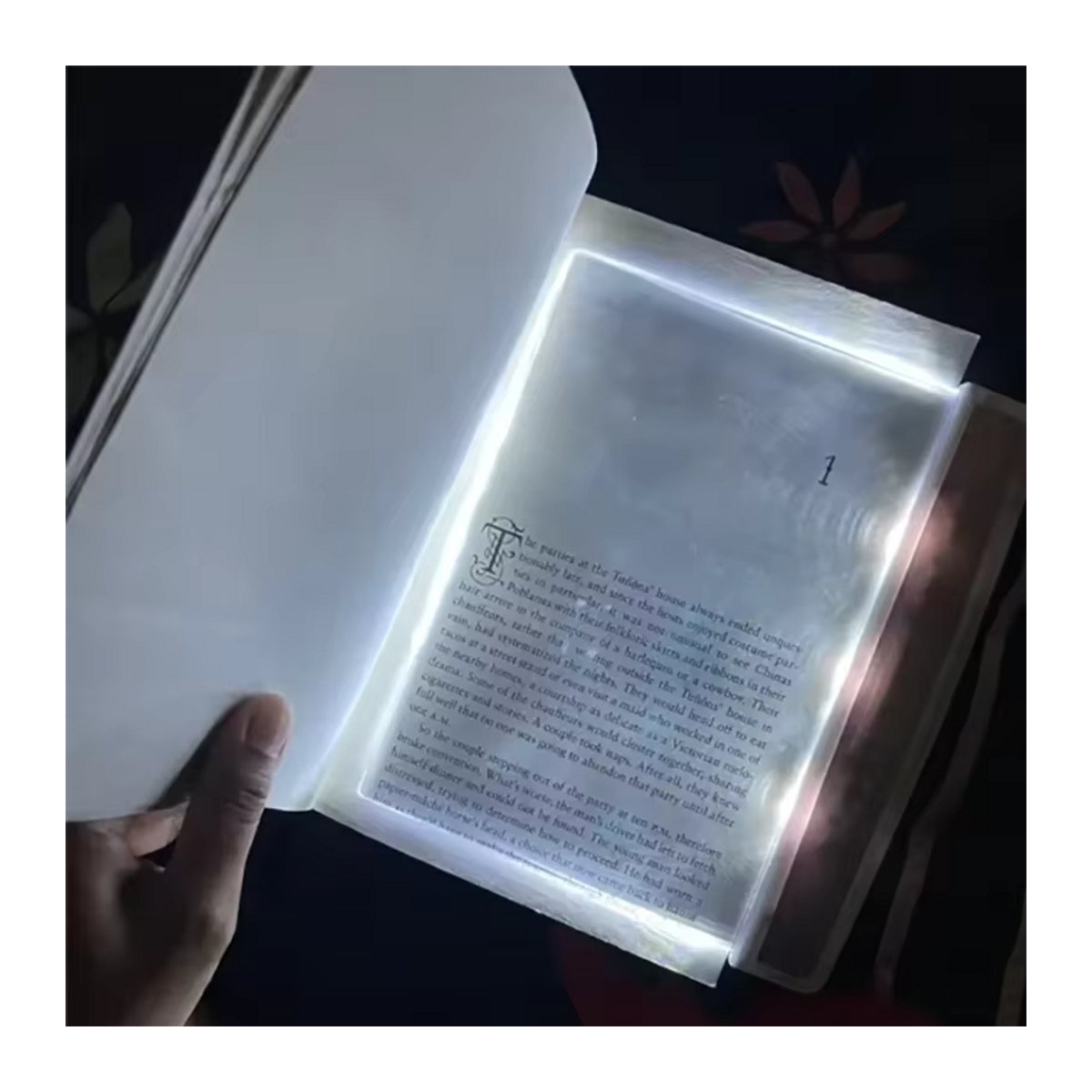 LED Flach Panel Leseleuchte mit Augenschutz für Studenten in Schwarz oder Weiß - Bild 1