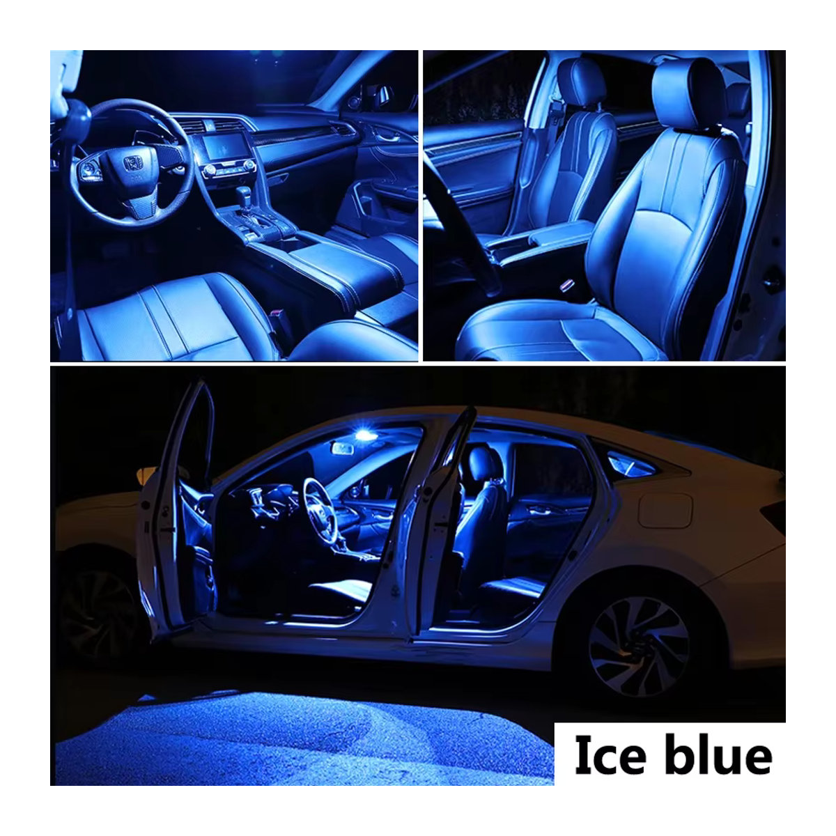 LED Innenraumbeleuchtung Set für BMW 5er E39 E60 E61 F10 F11 Limousine und Touring Modelle von 1995 bis 2017 - Bild 4