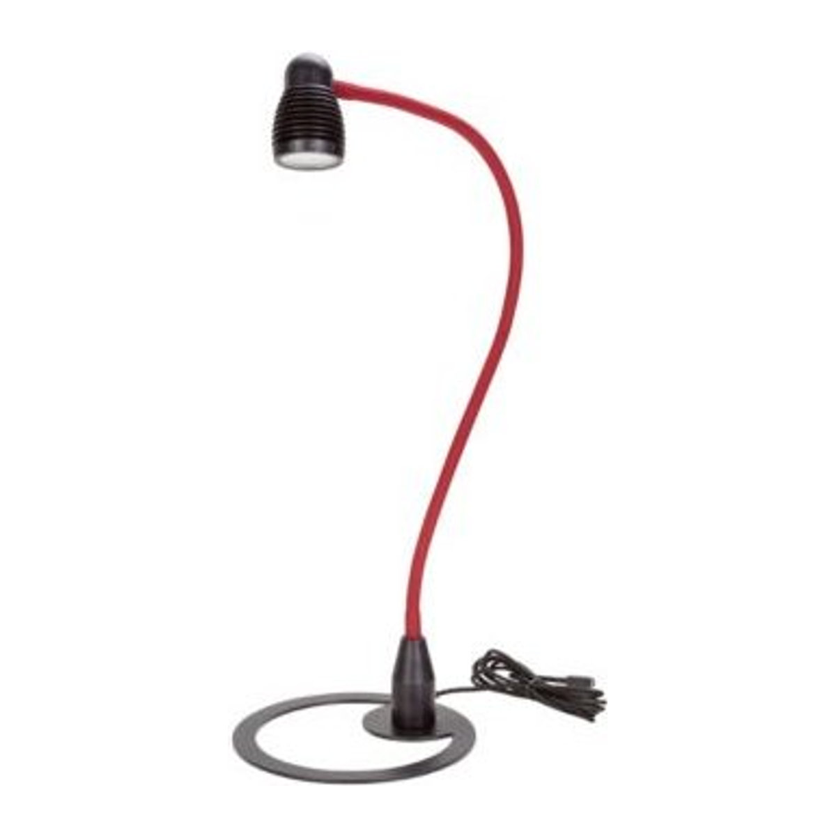 LED-Tischleuchte Bauer & Böcker Satelite in Schwarz-Rot, 4,5 W, 490 lm, 3000 K Warmweiß, dimmbar und neigbar, Aluminium - Bild 1