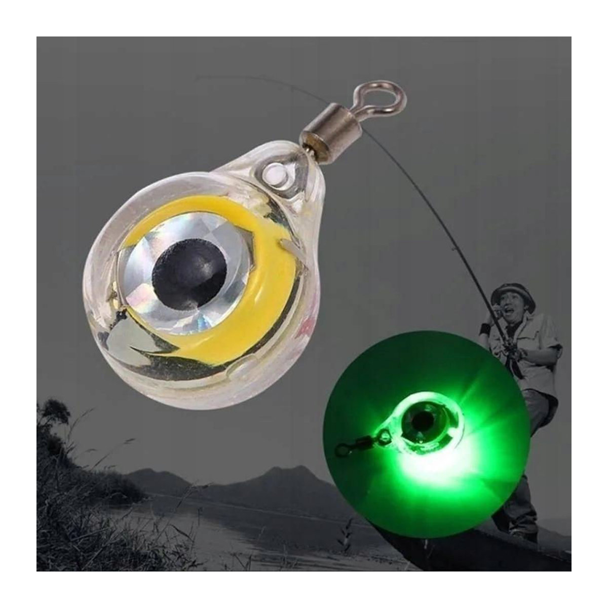LED Vislamp Lijn Kit Oog Grunt Dobber Visplek Beleuchtung - Bild 2