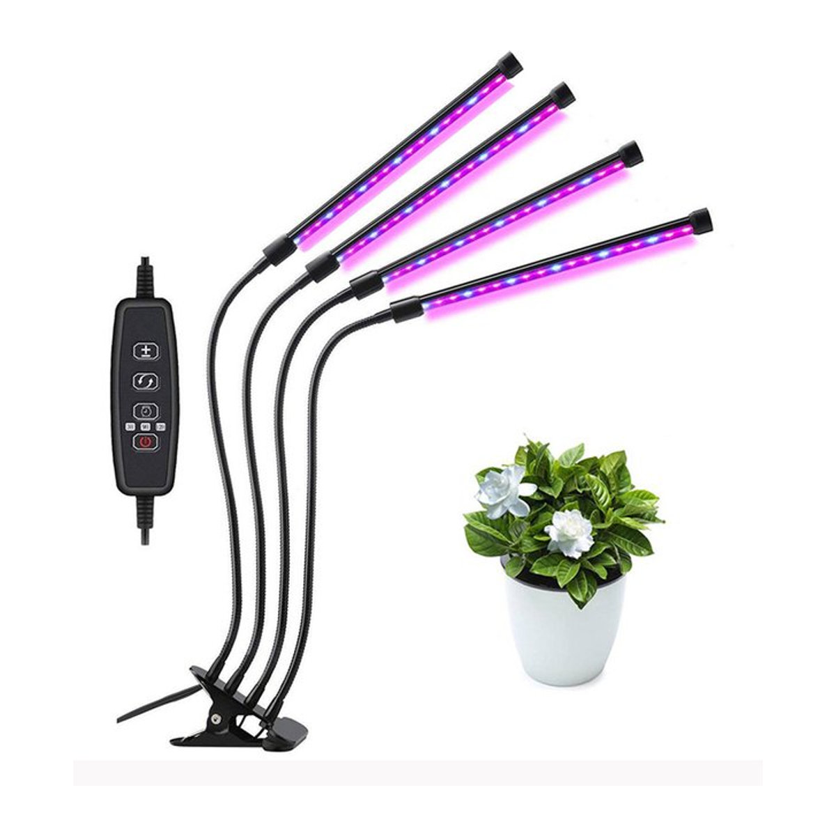 LED Vollspektrum Pflanzenlampe für Indoor-Anlagen und Gewächszelte mit USB 5V Anschluss - Bild 1