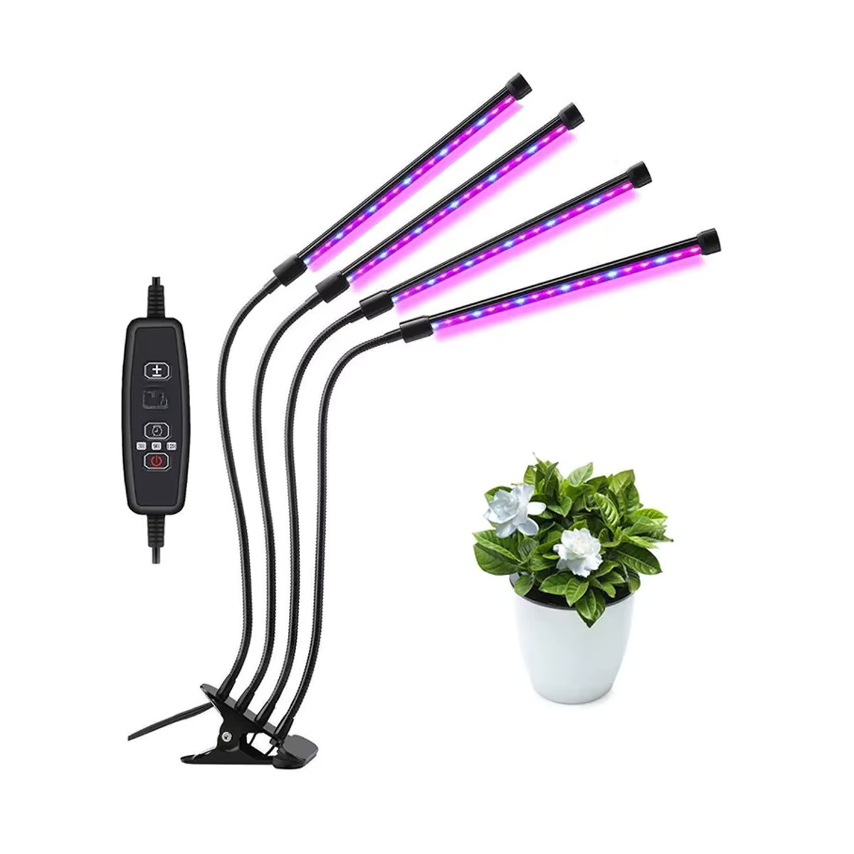 LED Vollspektrum Pflanzenlampe für Indoor-Anlagen und Gewächszelte mit USB 5V Anschluss - Bild 7
