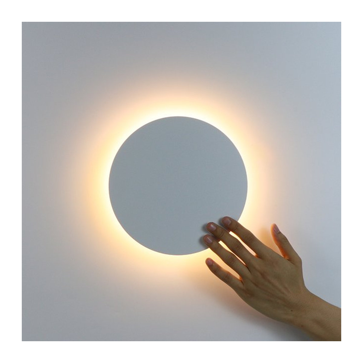 LED Wandleuchte ygfeel in Weiß mit Touch-Schalter aus Metall und Acryl für Schlafzimmer und Treppen - Bild 1