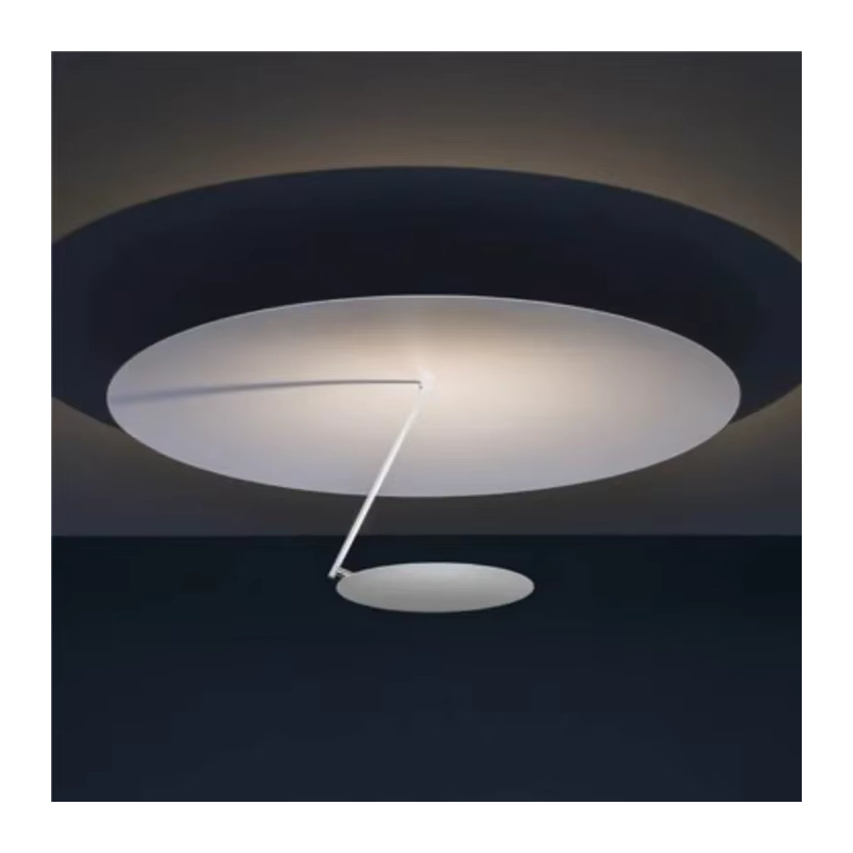 Lederam Kronleuchter Weiß Minimalistische Hängelampe für dein Wohnzimmer - Bild 4