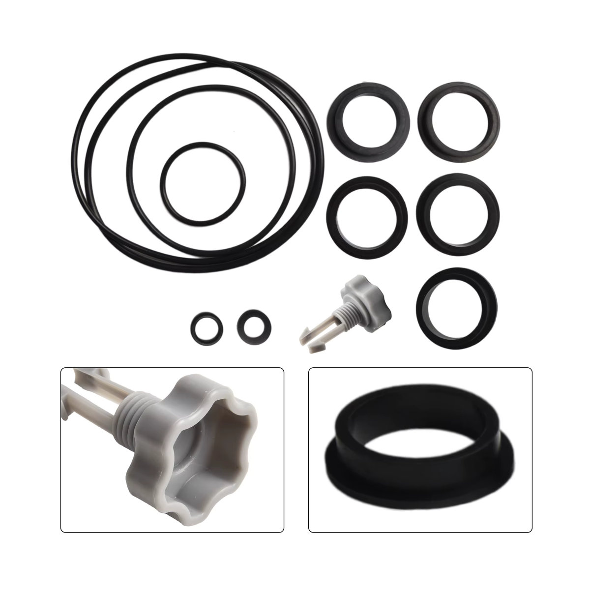 LEENKEA O-Ring Dichtungssatz für Intex Sandfilterpumpen und Air Release Ventile zur Reparatur deines Schwimmbad-Filtersystems - Bild 7