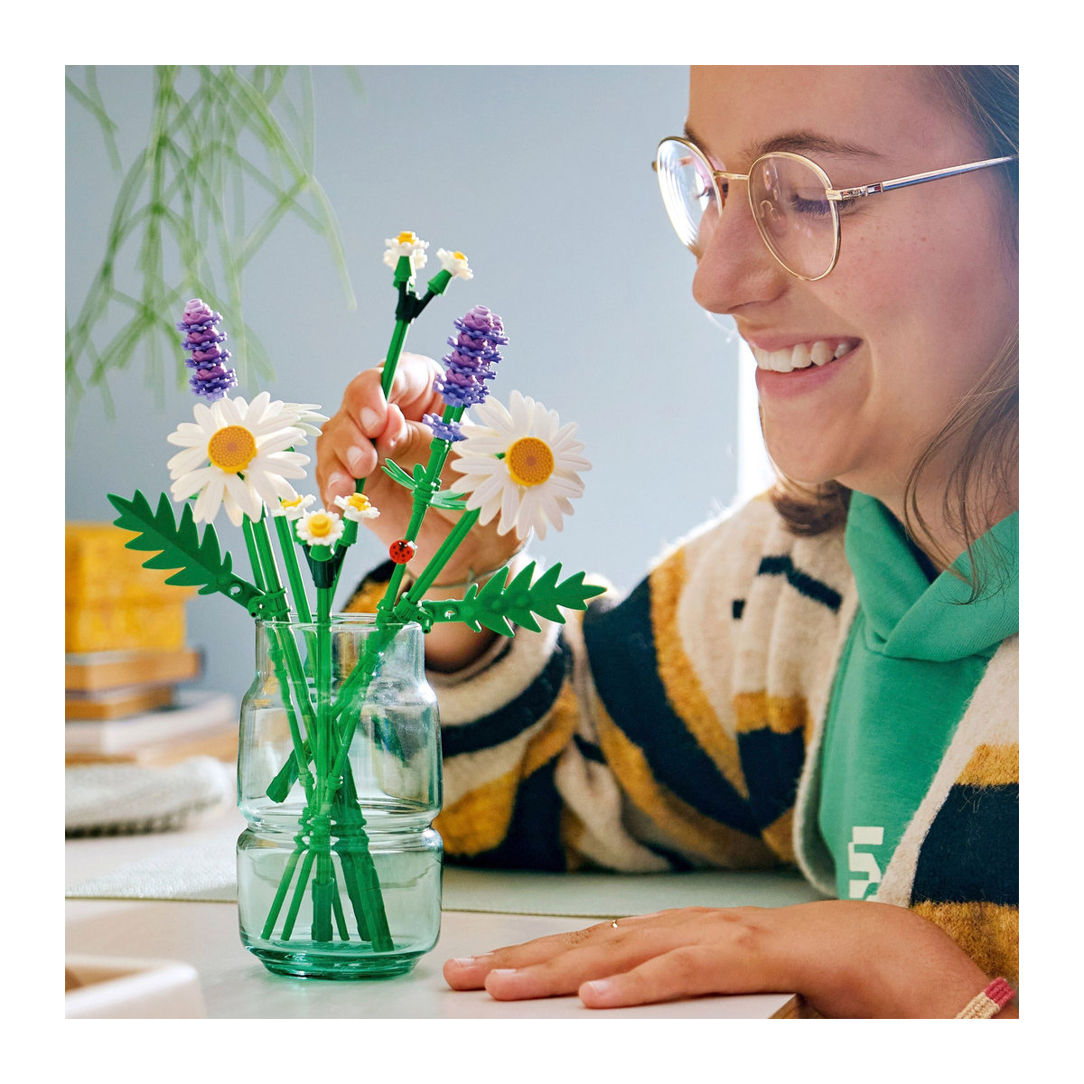 Lego Botanicals 11508 Gänseblümchen Blumenstrauß in Weiß und Mehrfarbig - Bild 2