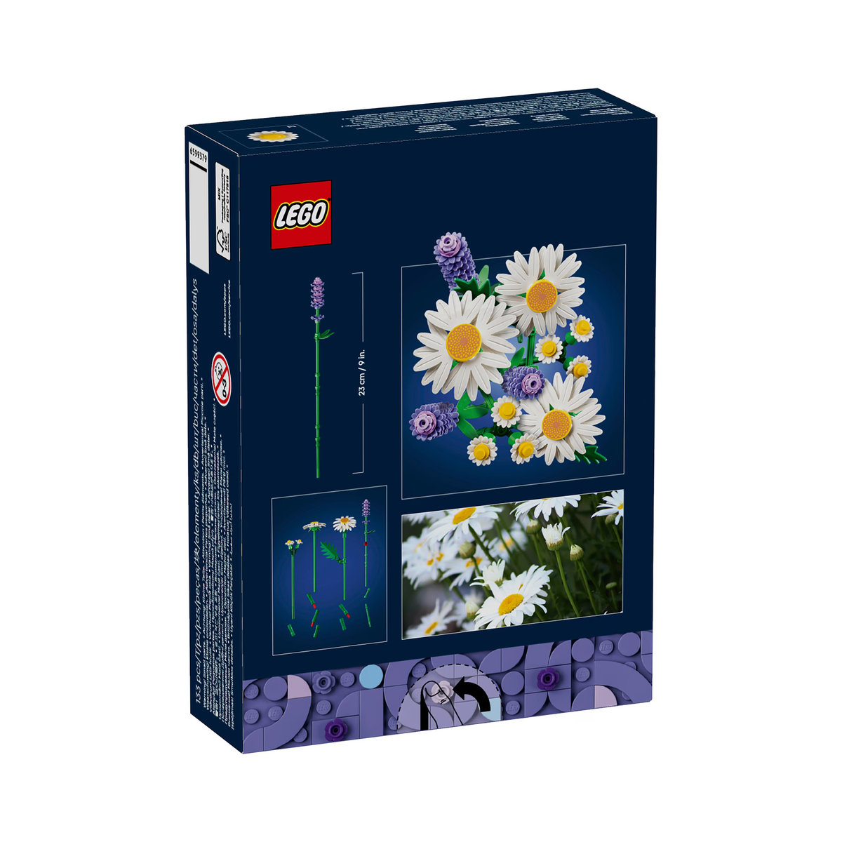 Lego Botanicals 11508 Gänseblümchen Blumenstrauß in Weiß und Mehrfarbig - Bild 3