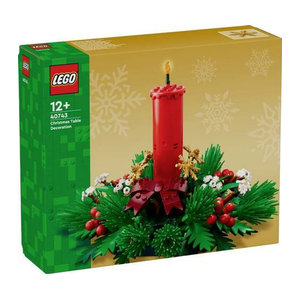 LEGO ICONS 40743 Weihnachtsgesteck Dekoration in Rot, Grün und Gold