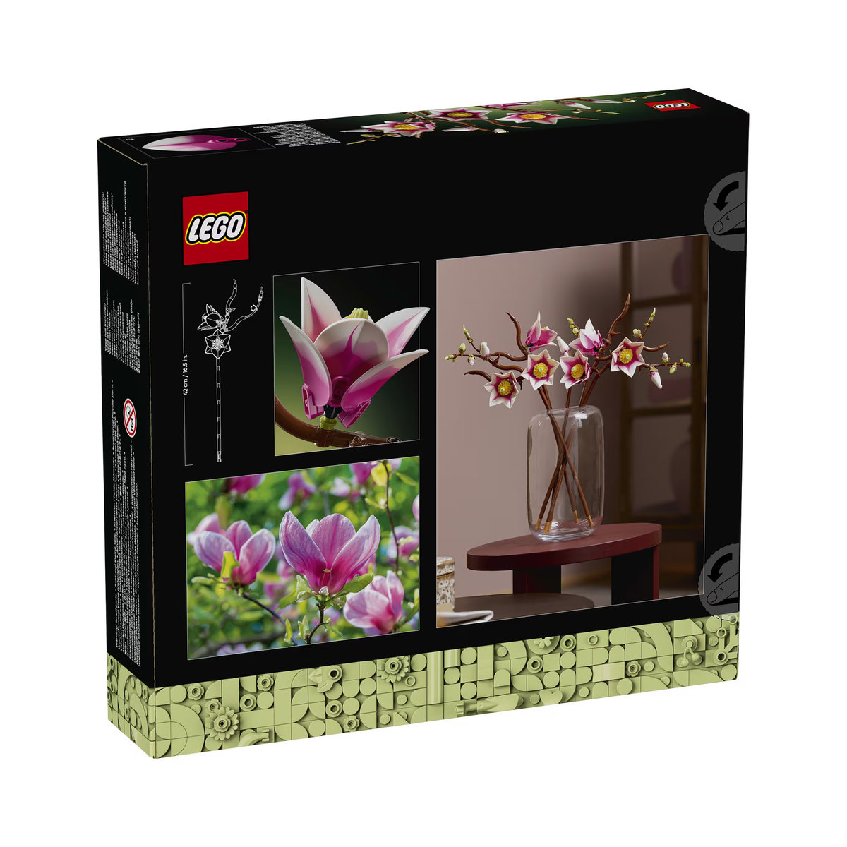 LEGO Icons Botanicals Magnolienzweige 11510 Mehrfarbig - Bild 4