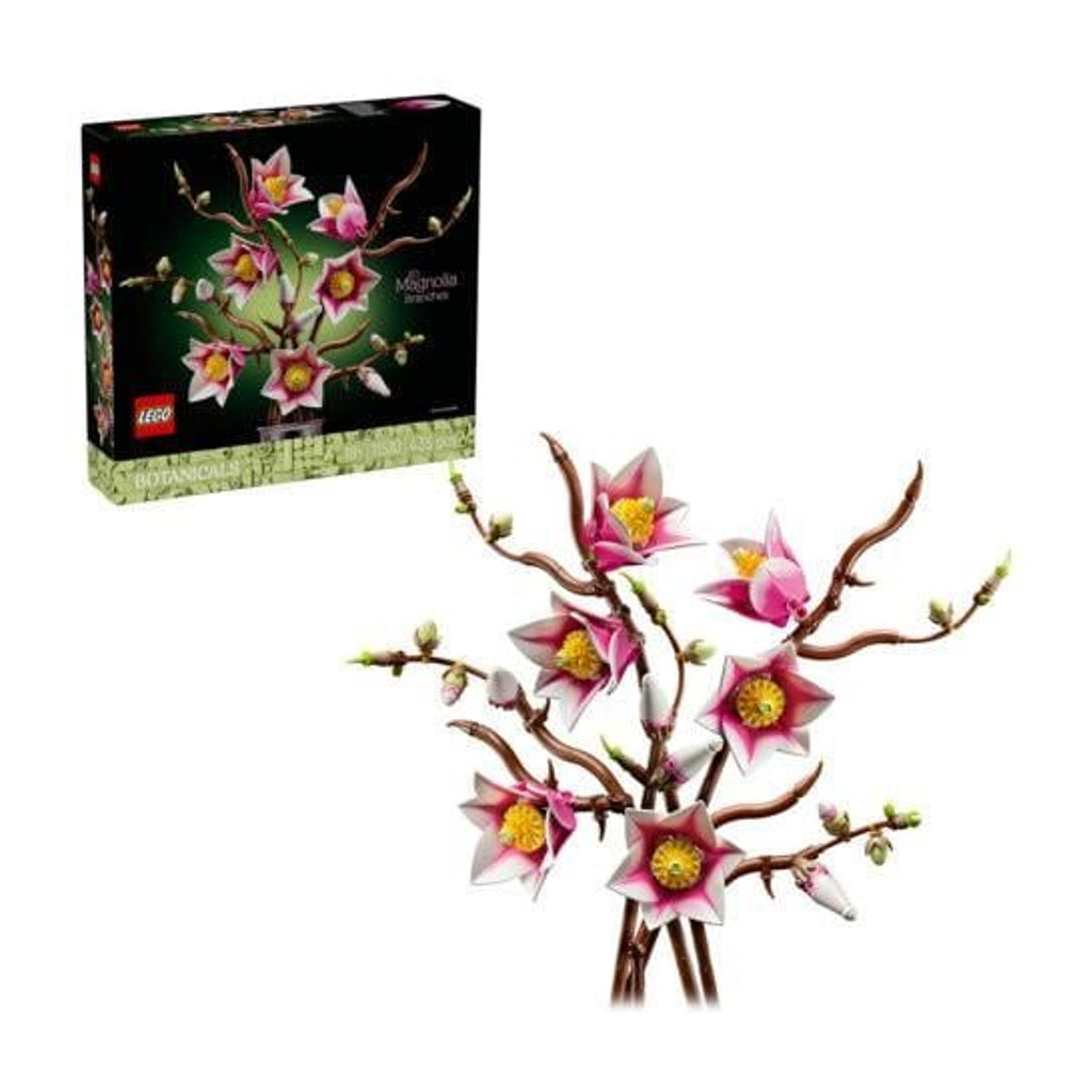 LEGO Icons Botanicals Magnolienzweige 11510 Mehrfarbig - Bild 5