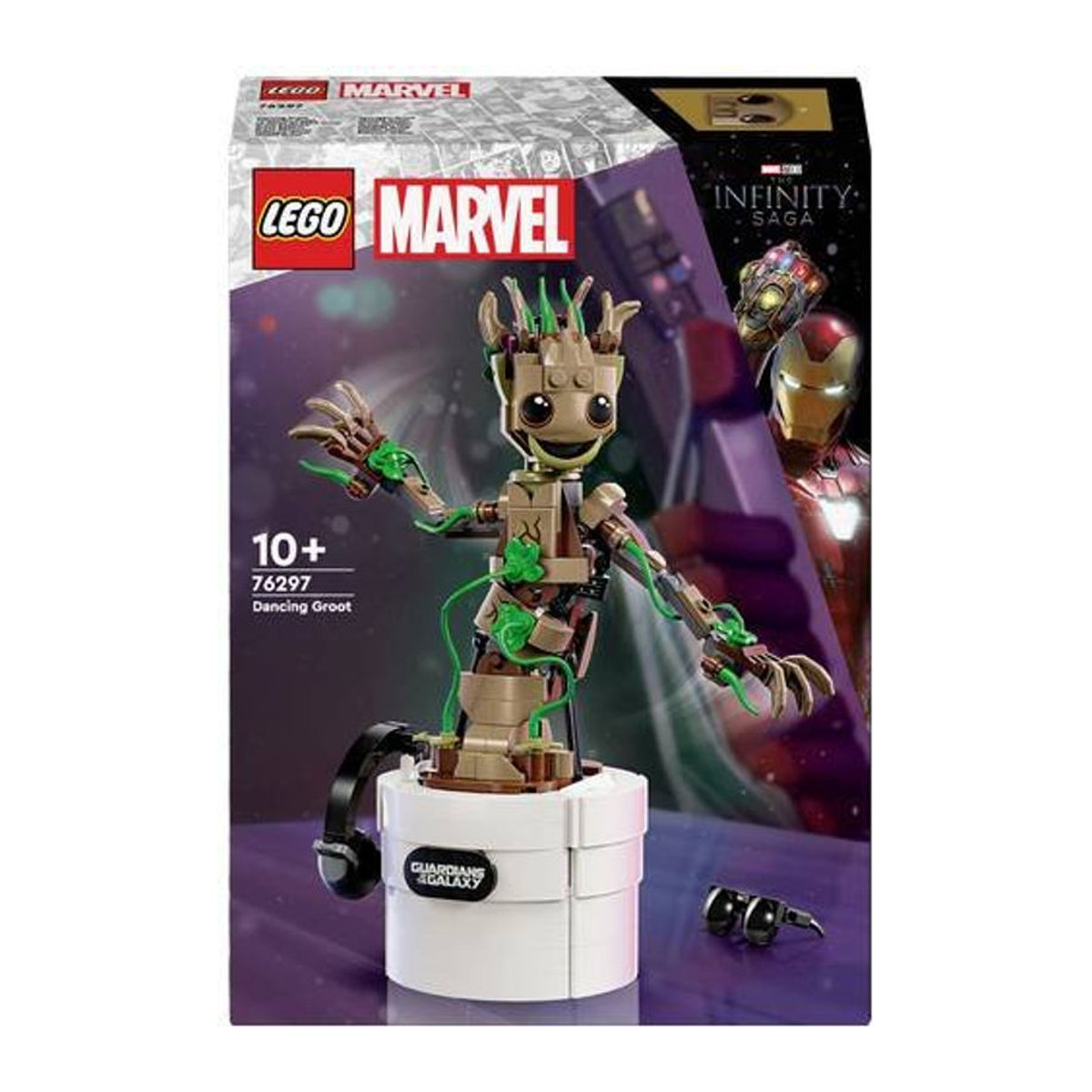 LEGO Marvel Tanzender Groot Figur in Braun - Bild 1