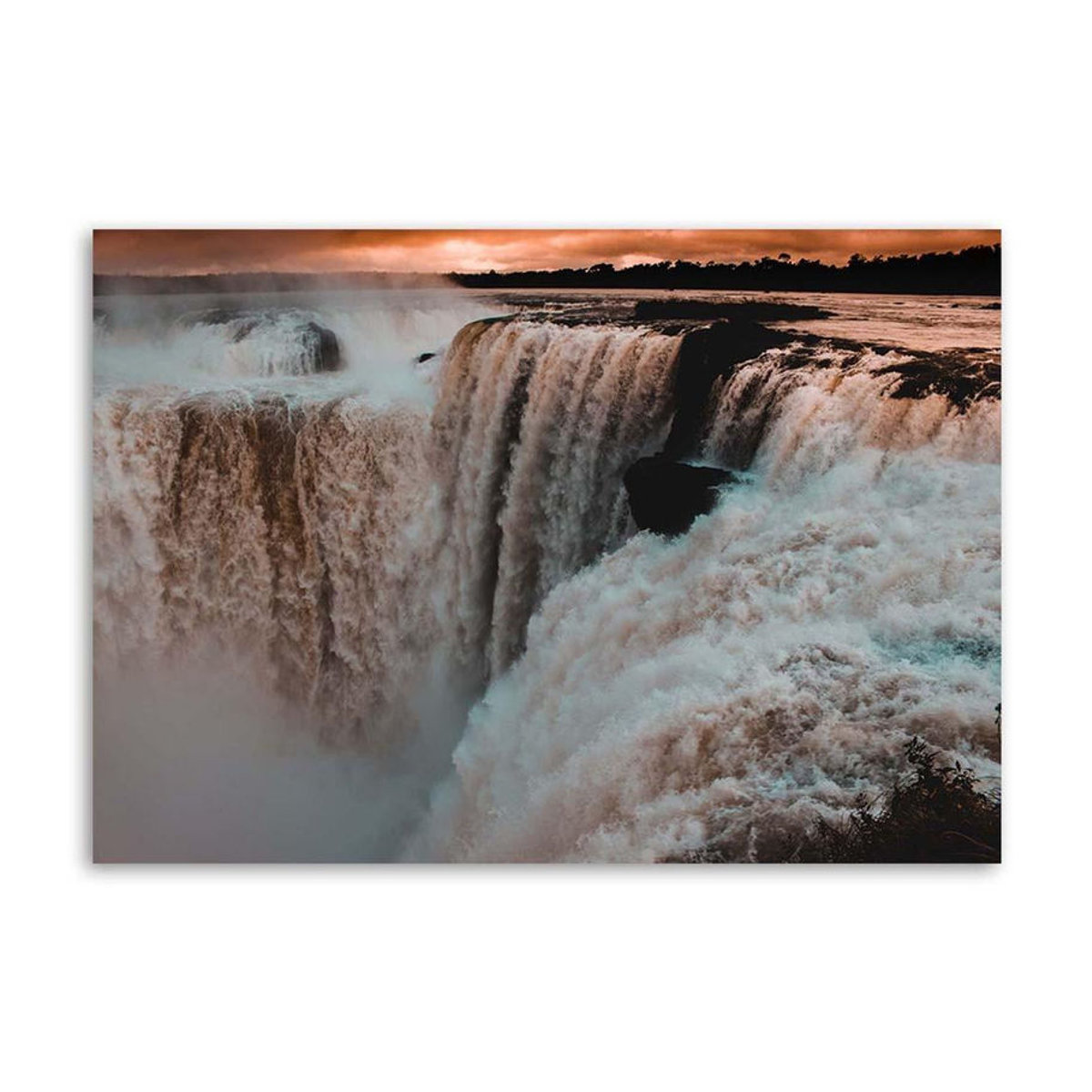 Leinwand Feeby Niagarafälle Landschaftsdekoration beige, B: 60 cm, H: 40 cm - Bild 3