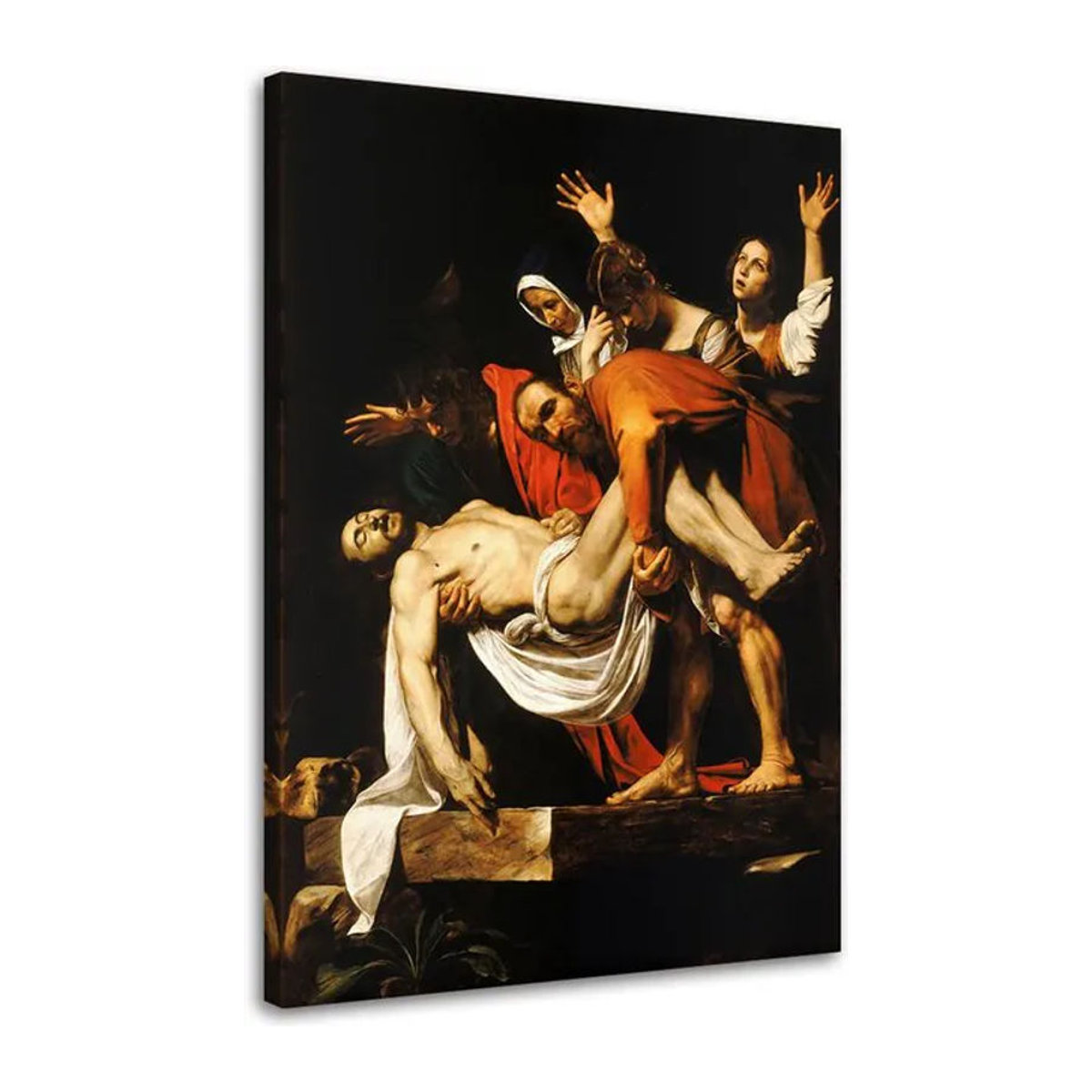 Leinwandbild Caravaggio Kruisbeeld Reproduktion von Feeby, mehrfarbig, B/H: 40 x 60 cm - Bild 1
