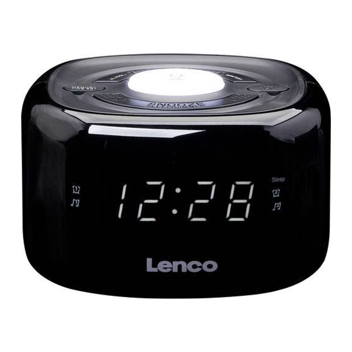 Lenco CR-12BK Digitaler Radiowecker in Schwarz - Bild 1
