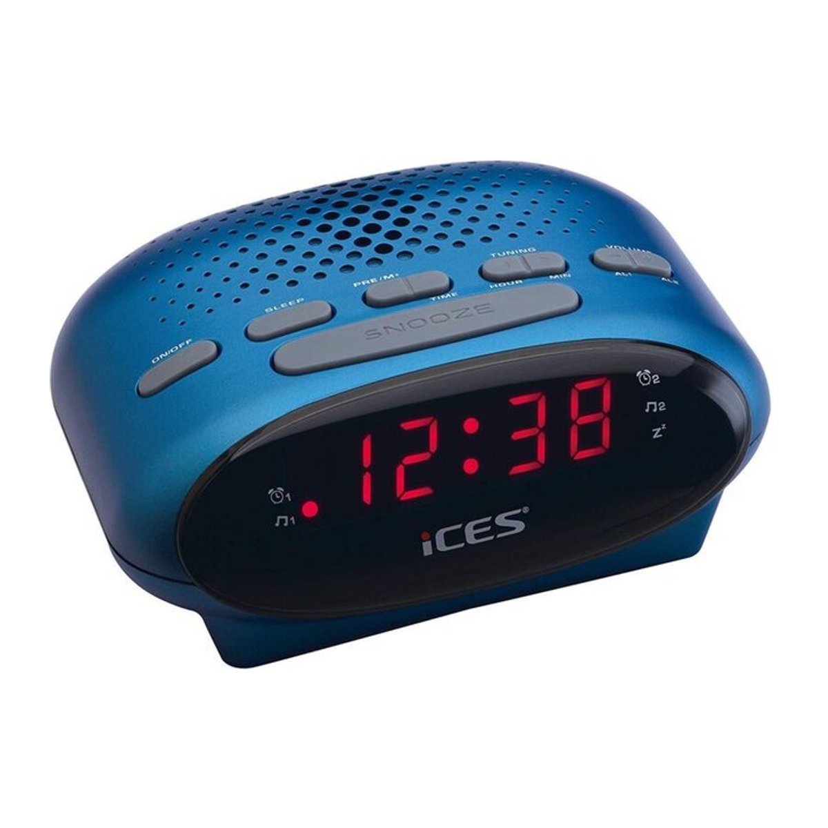 Lenco Ices Radiowecker Blau - Bild 1